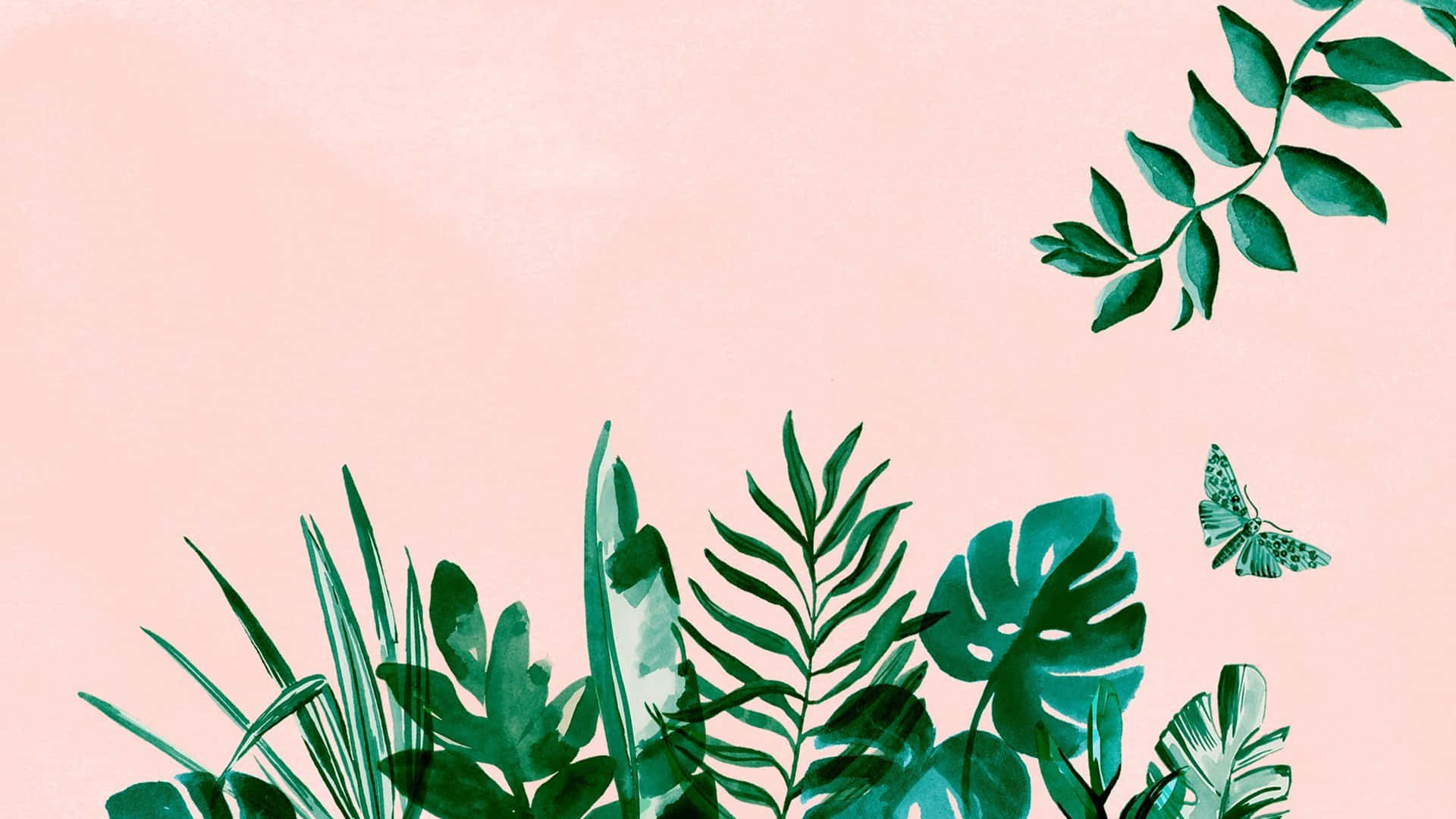 Embracing Nature’s Touch On Technology Background