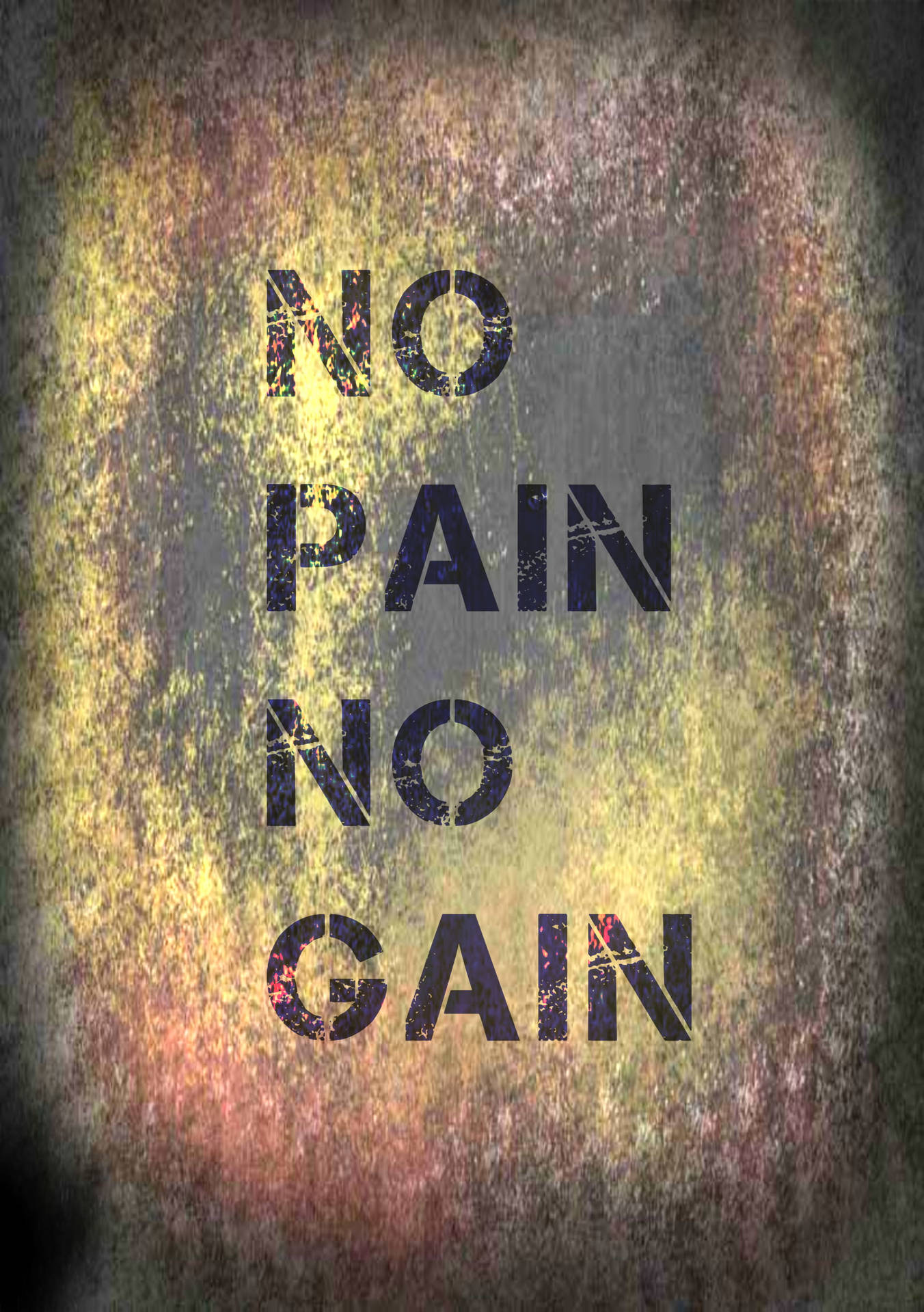 Embracing Pain - Abstract Art Quote Background