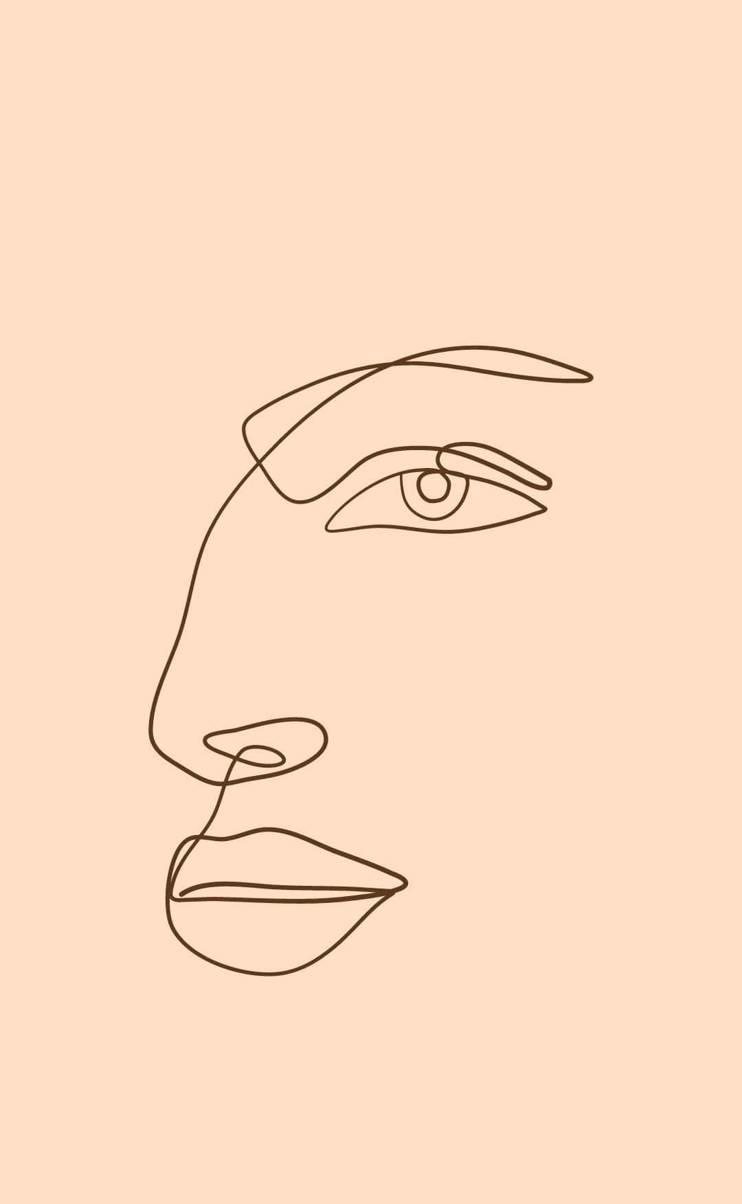 Embracing Serenity - Korean Beige Aesthetic Background