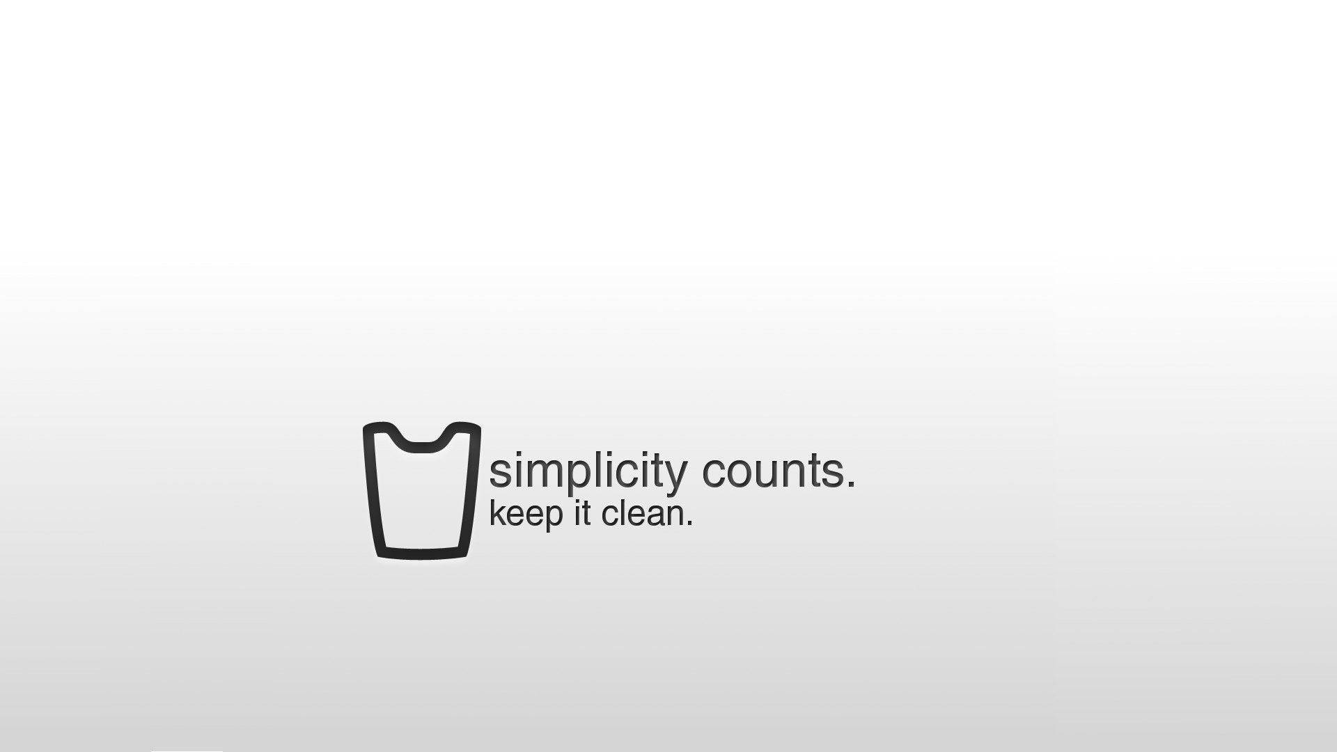 Embracing Simplicity - White Minimalist Theme Background