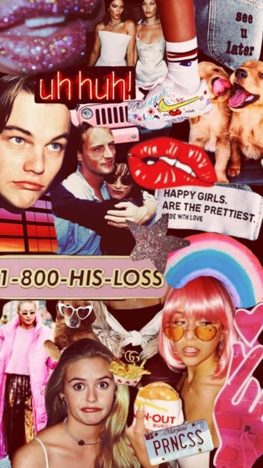 Embracing The Vintage 90's Aesthetic - Baddie Vibes Background
