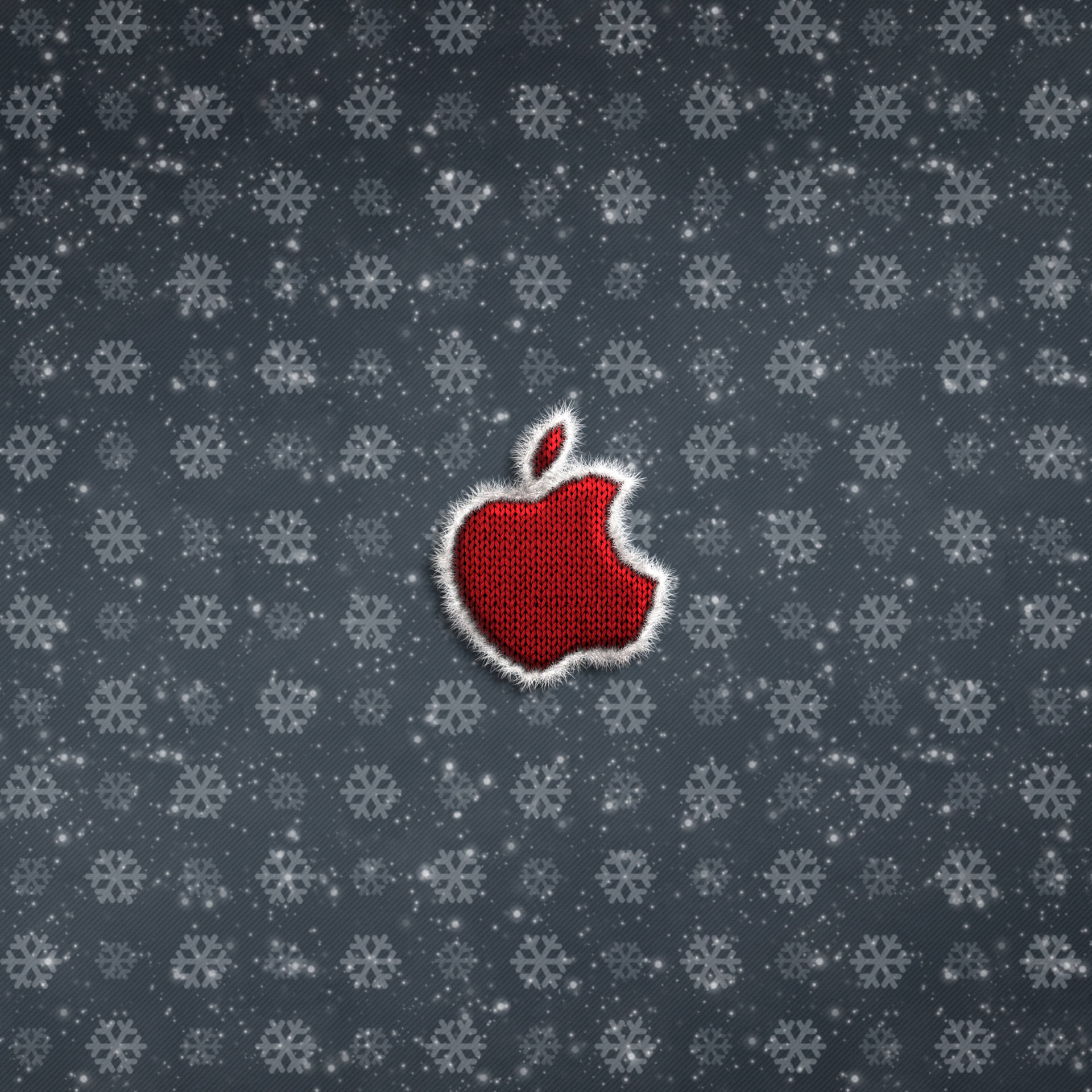 Embroidered Apple Logo 4k