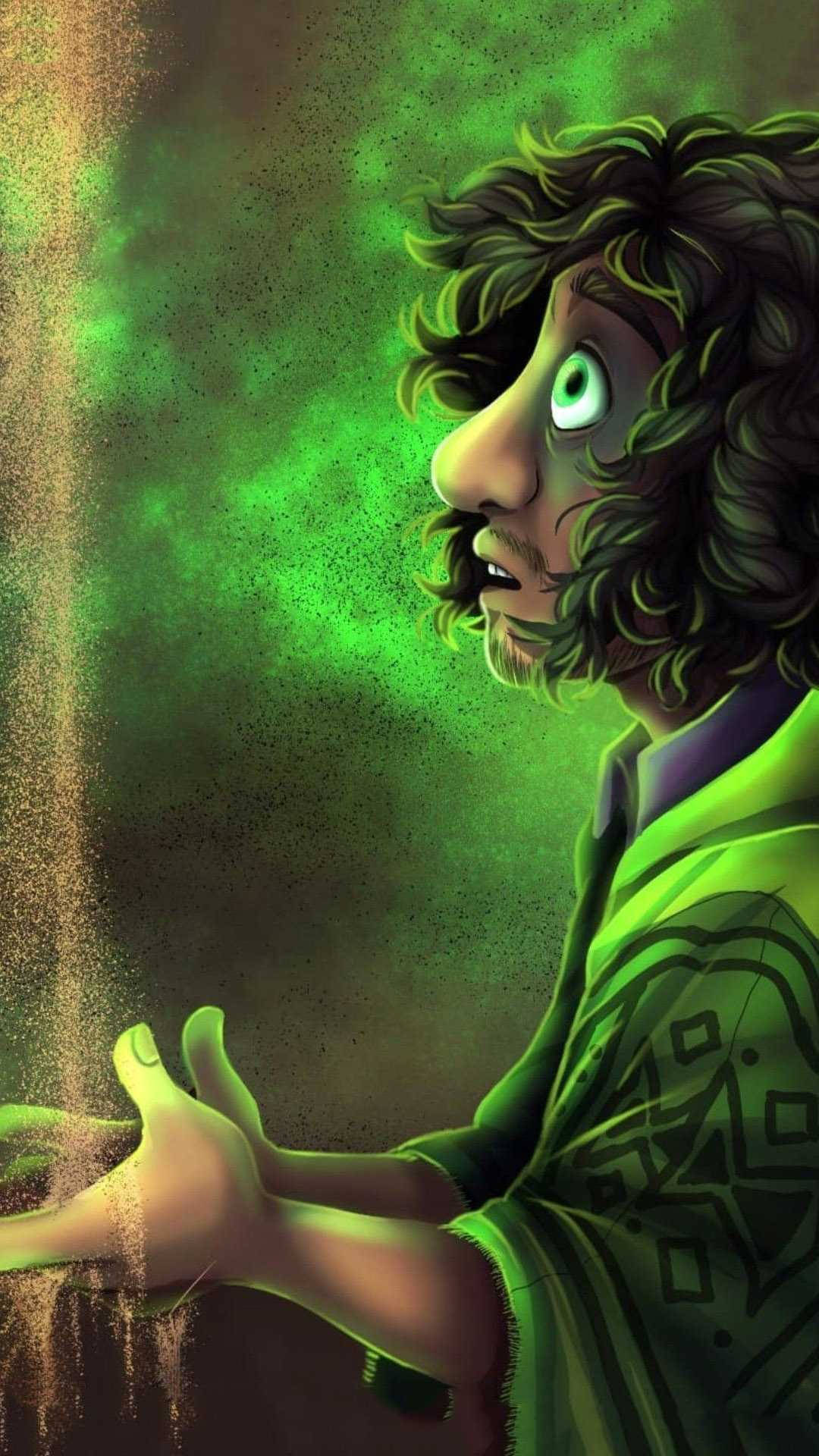 Emerald Green Bruno Madrigal Background