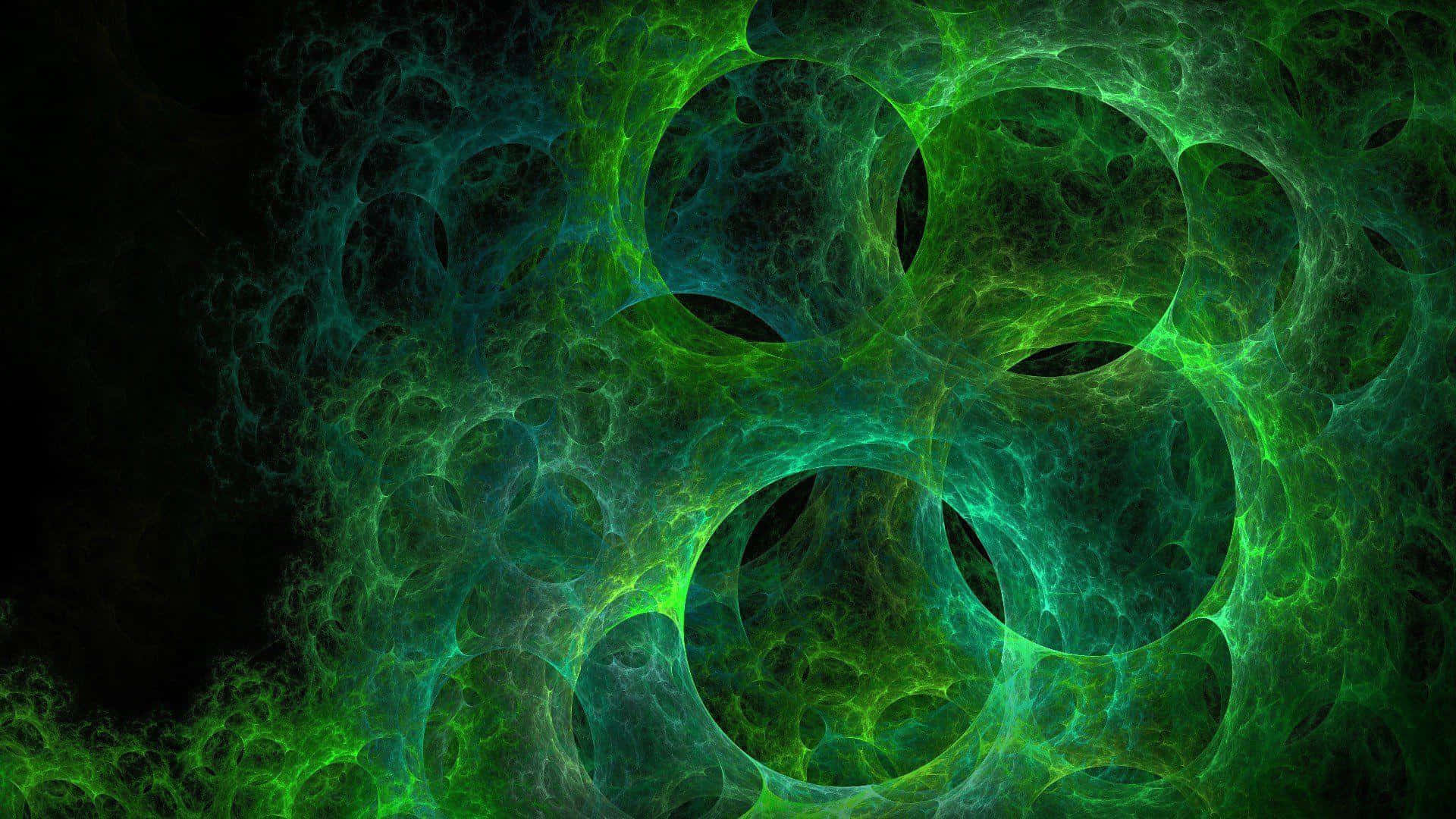 Emerald_ Nebula_ Abstract Background