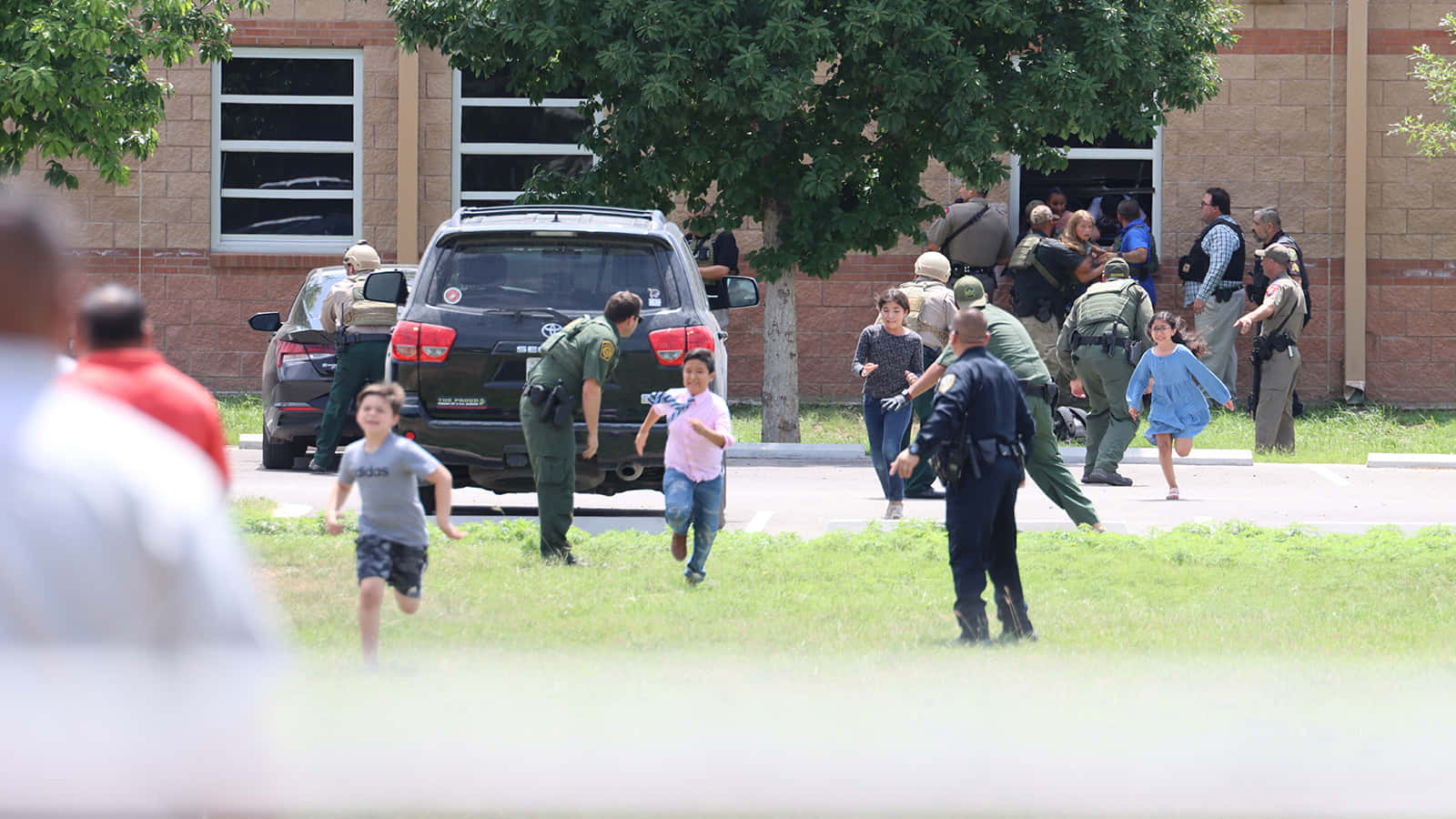 Emergency_ Evacuation_ At_ School Background
