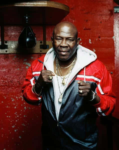 Emile Griffith Red Jacket Background