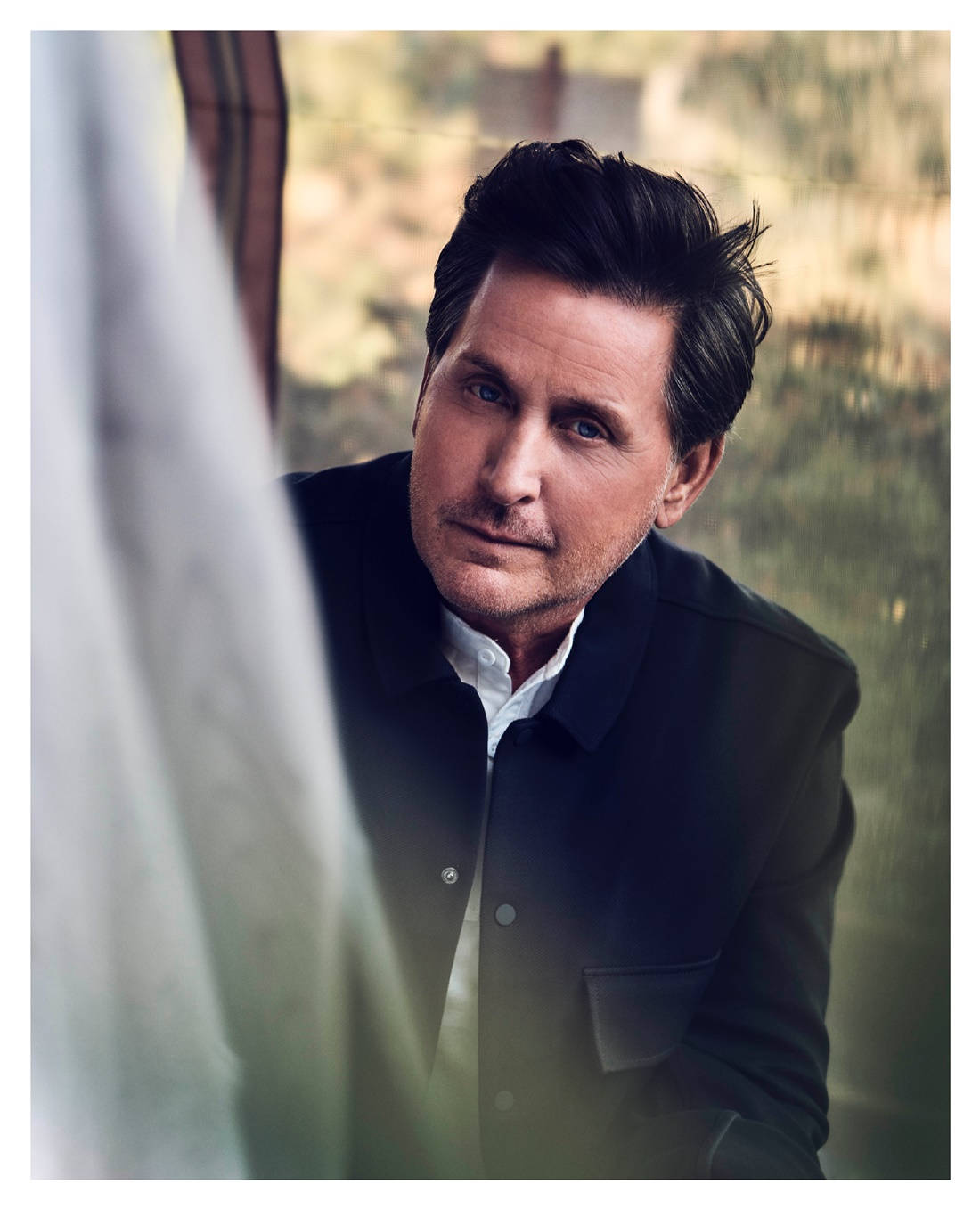 Emilio Estevez 2021 Portrait By Shayan Asgharnia Background