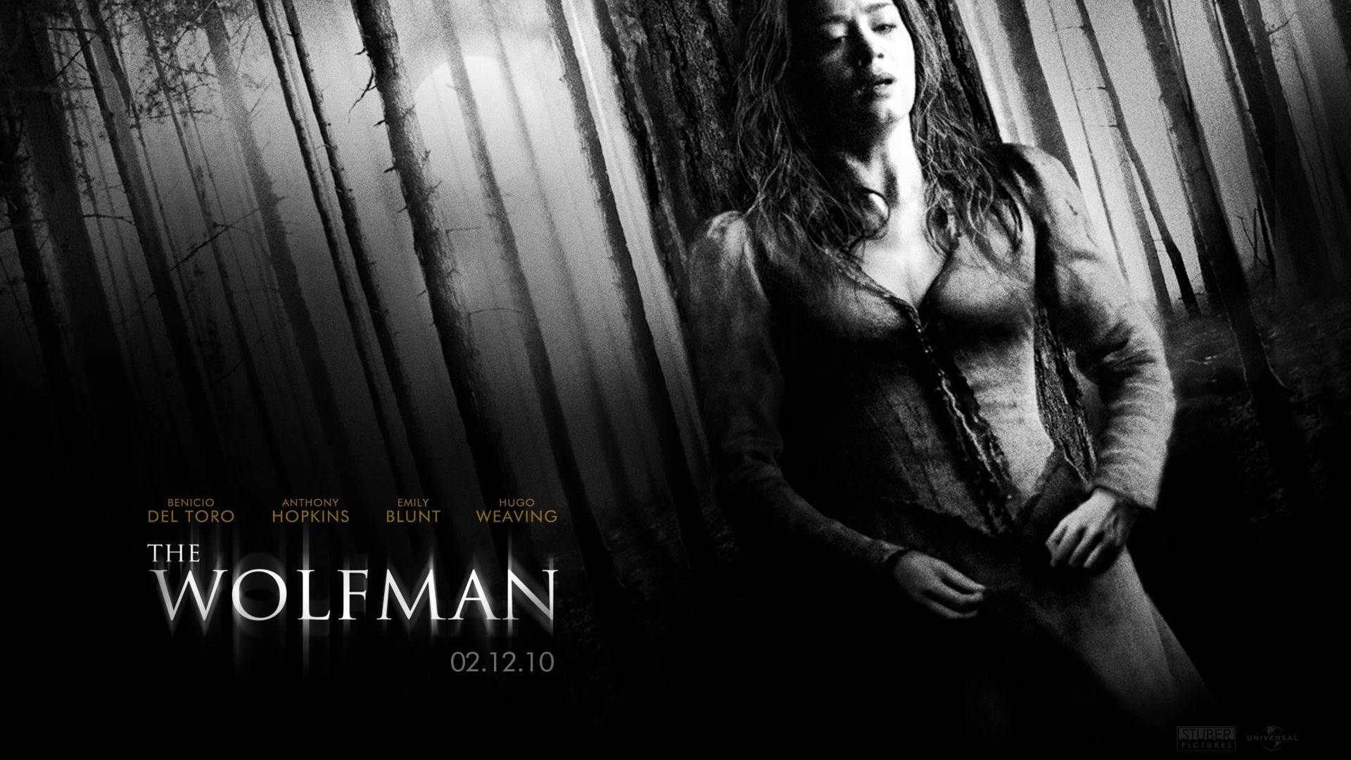 Emily Blunt The Wolfman Poster Background