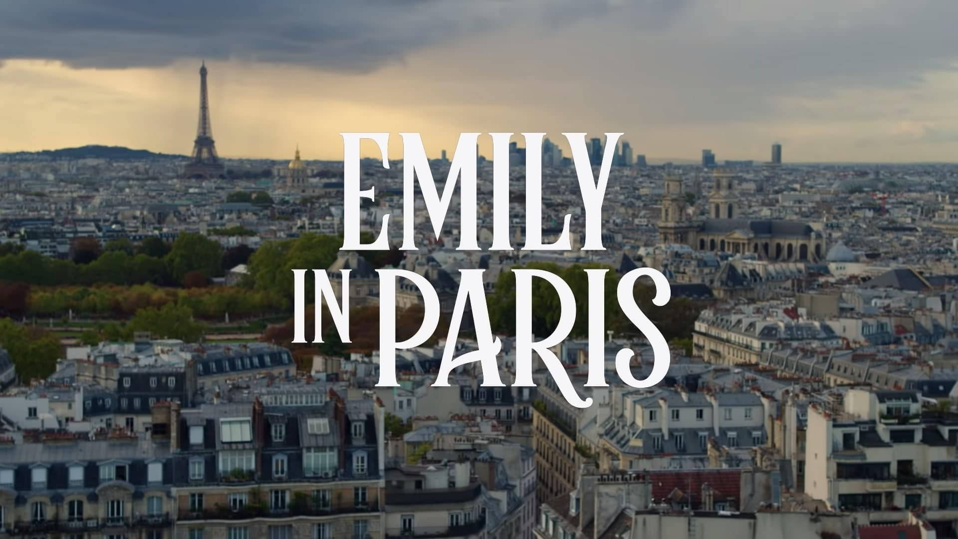 Emily Embraces The Beauty Of Paris. Background