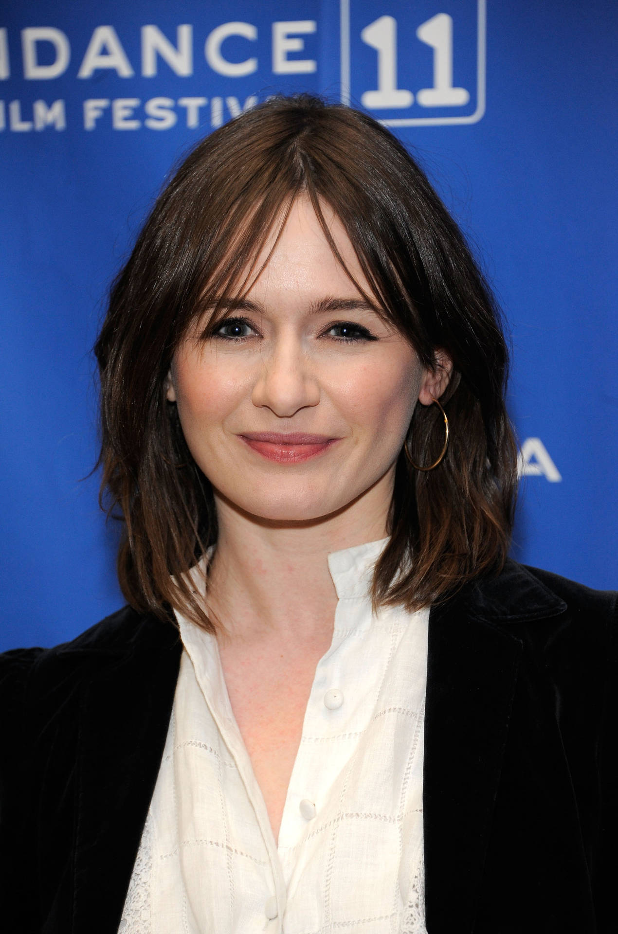 Emily Mortimer Black Vest