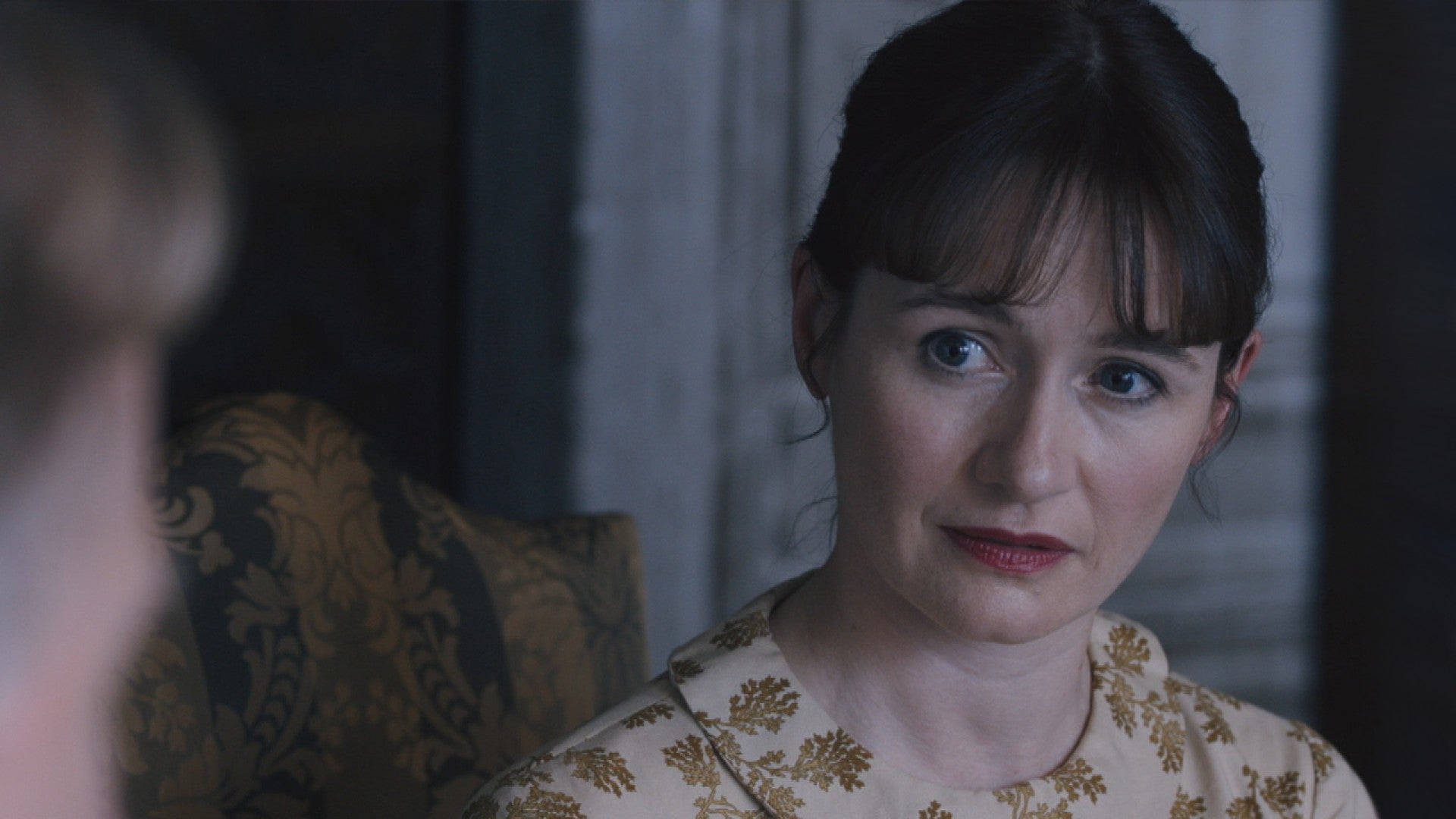 Emily Mortimer Exhibiting A Confused Expression