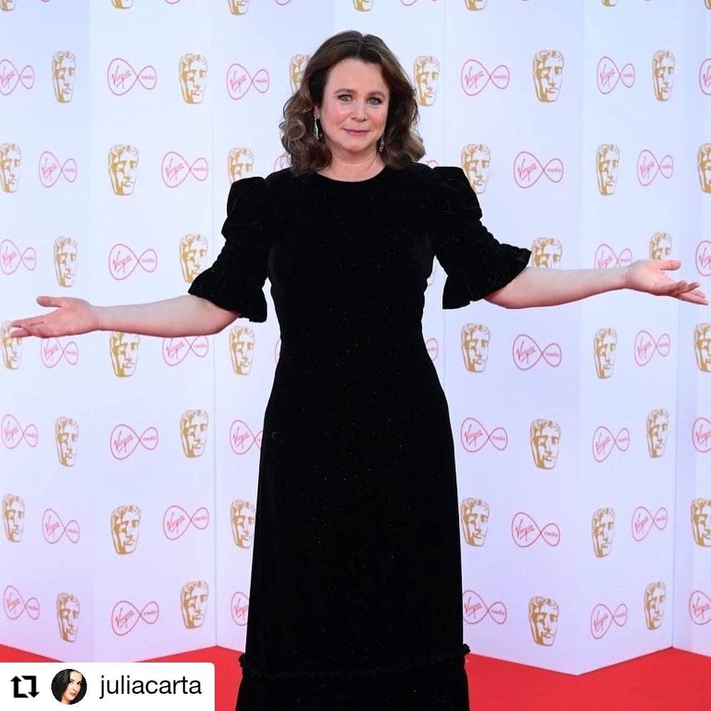 Emily Watson At The Bafta Tv Awards Background