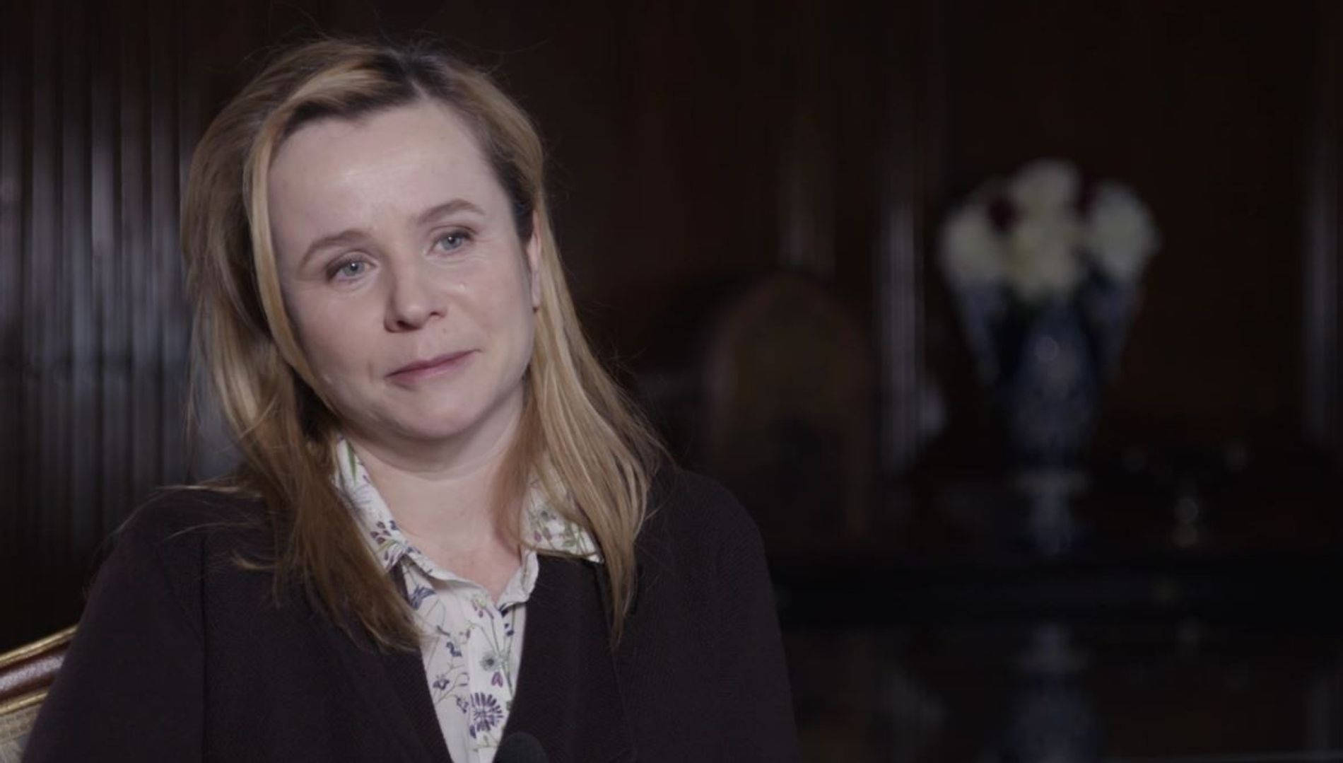 Emily Watson In An Interview Background