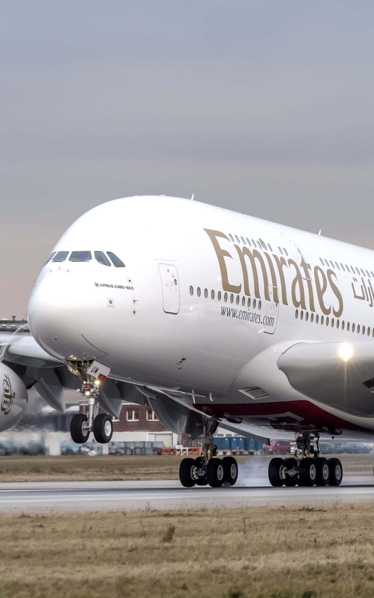 Emirates A380 - London - London - London - London Background