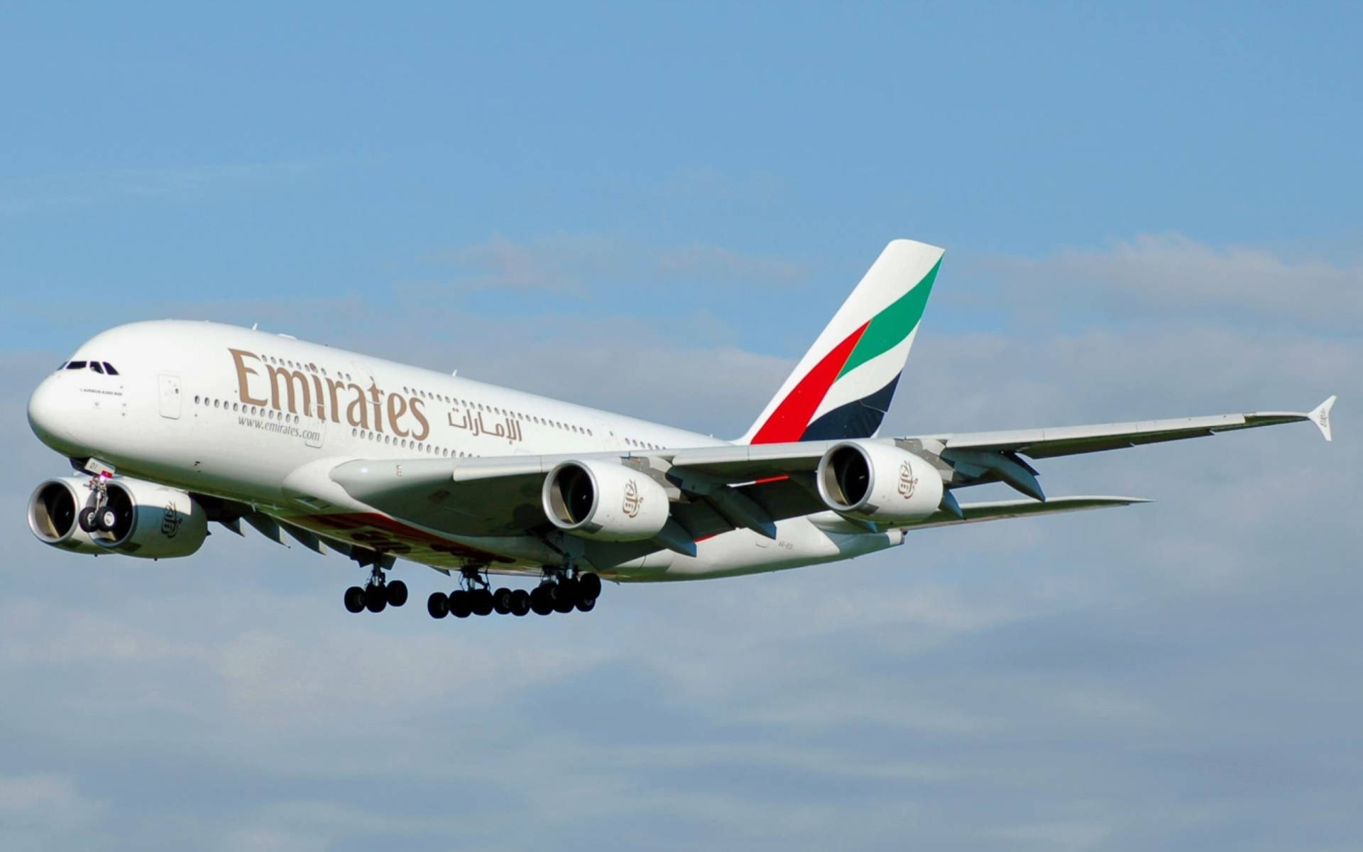 Emirates Airbus A380 Wide-body