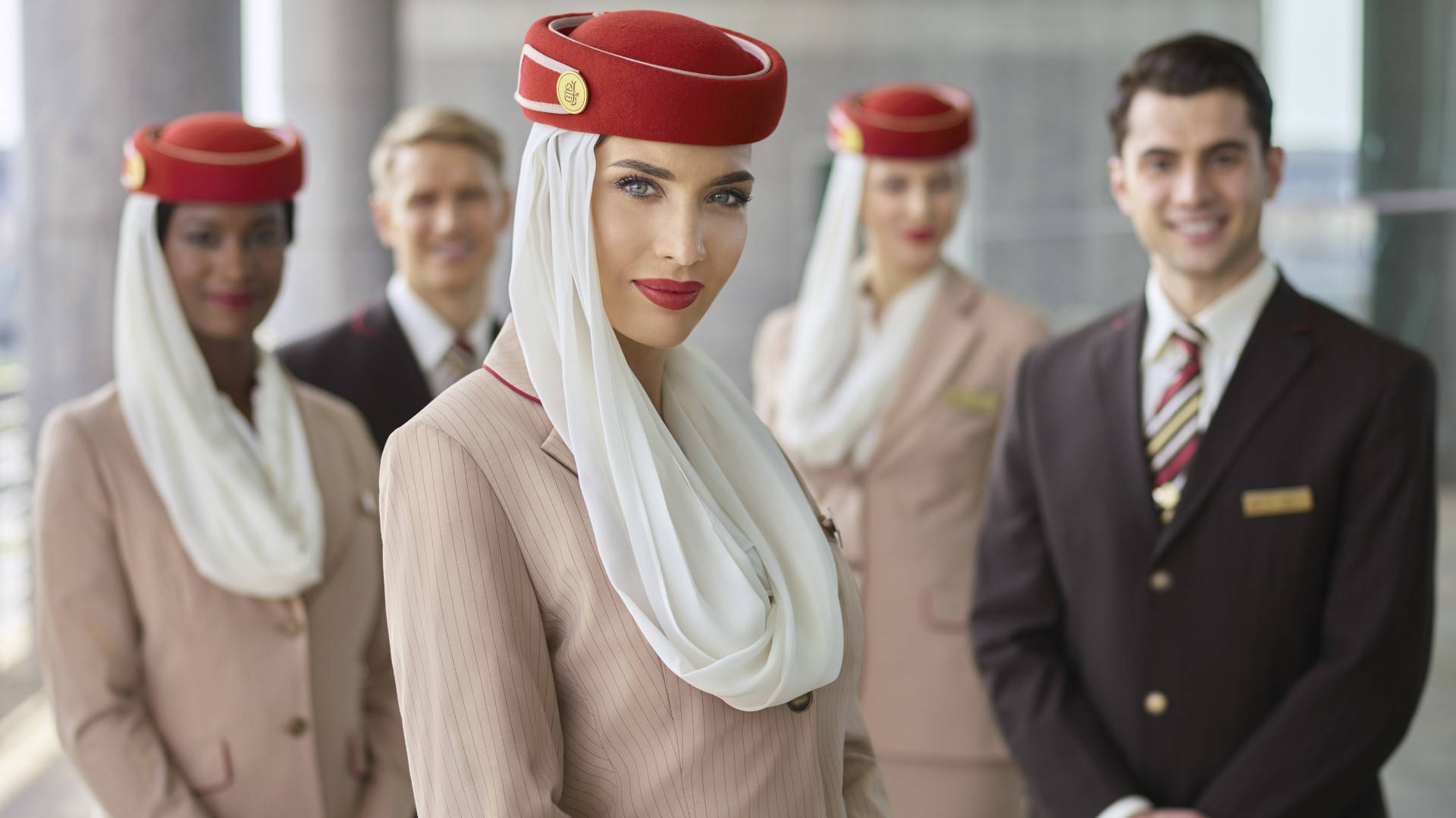 Emirates Flight Attendants Background