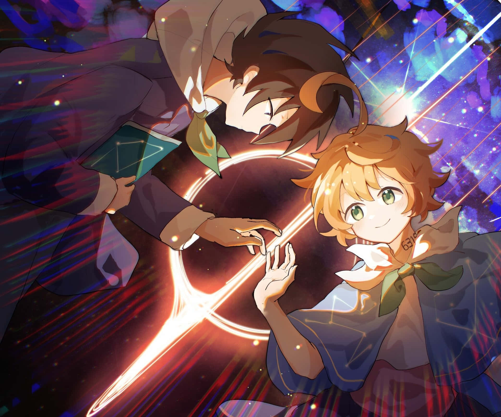 Emma And Ray The Promised Neverland Light