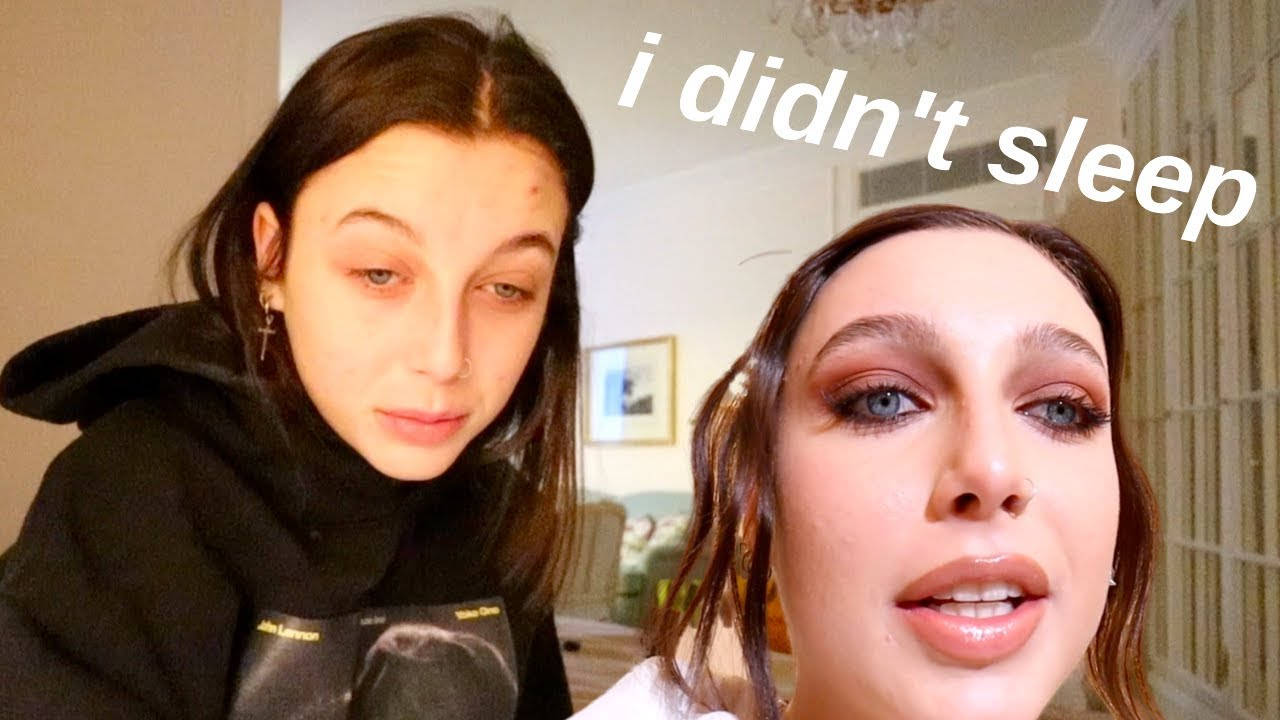 Emma Chamberlain With Brown Hair Background