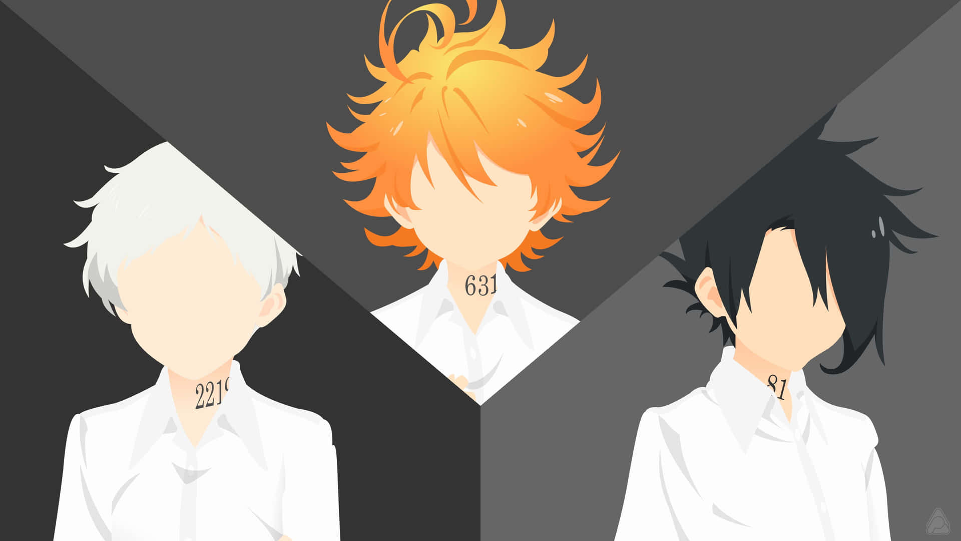 Emma In The Epic Anime Series The Promised Neverland Background