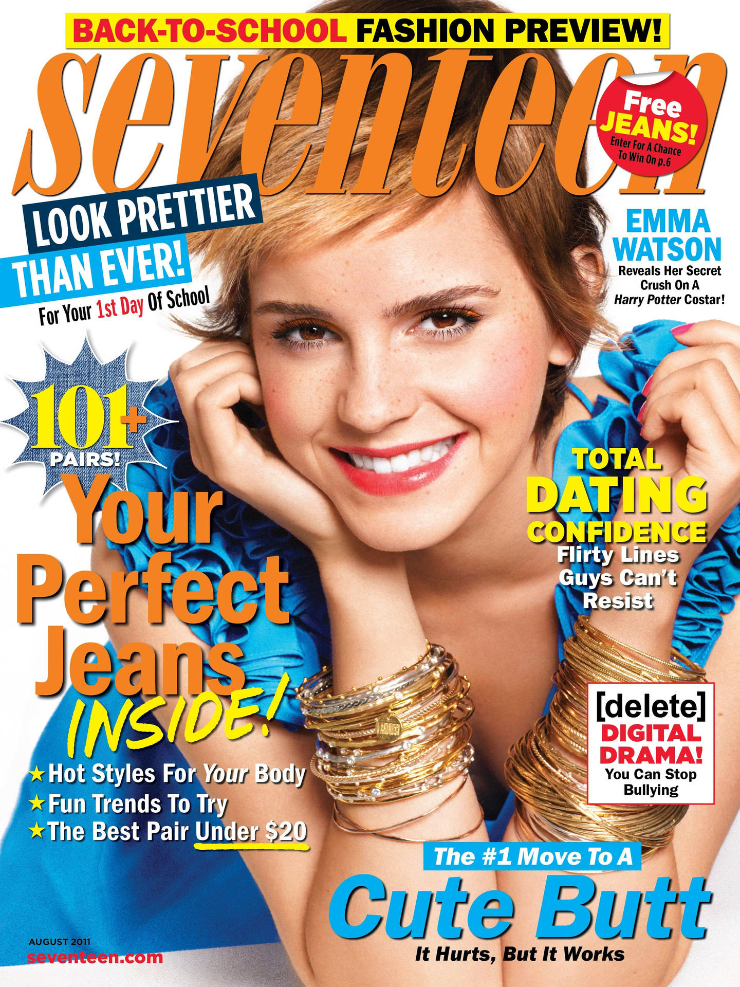 Emma Watson Fashion Preview Cover Background
