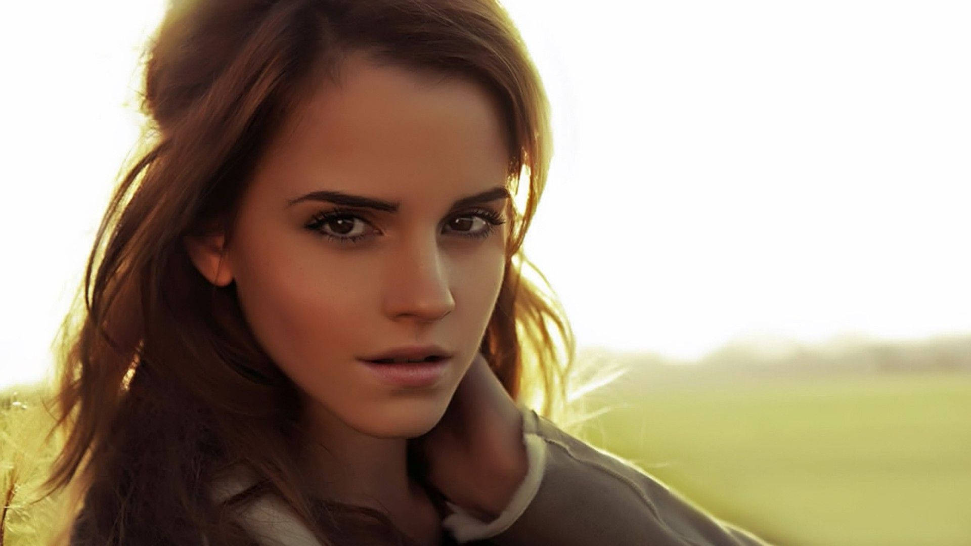 Emma Watson In A Fan Art Scene Background