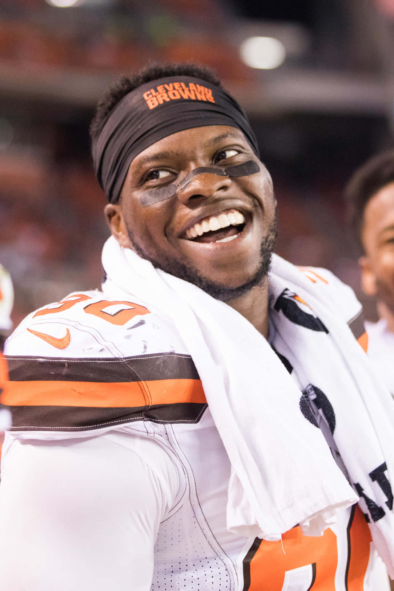 Emmanuel Ogbah Football American Portrait Background