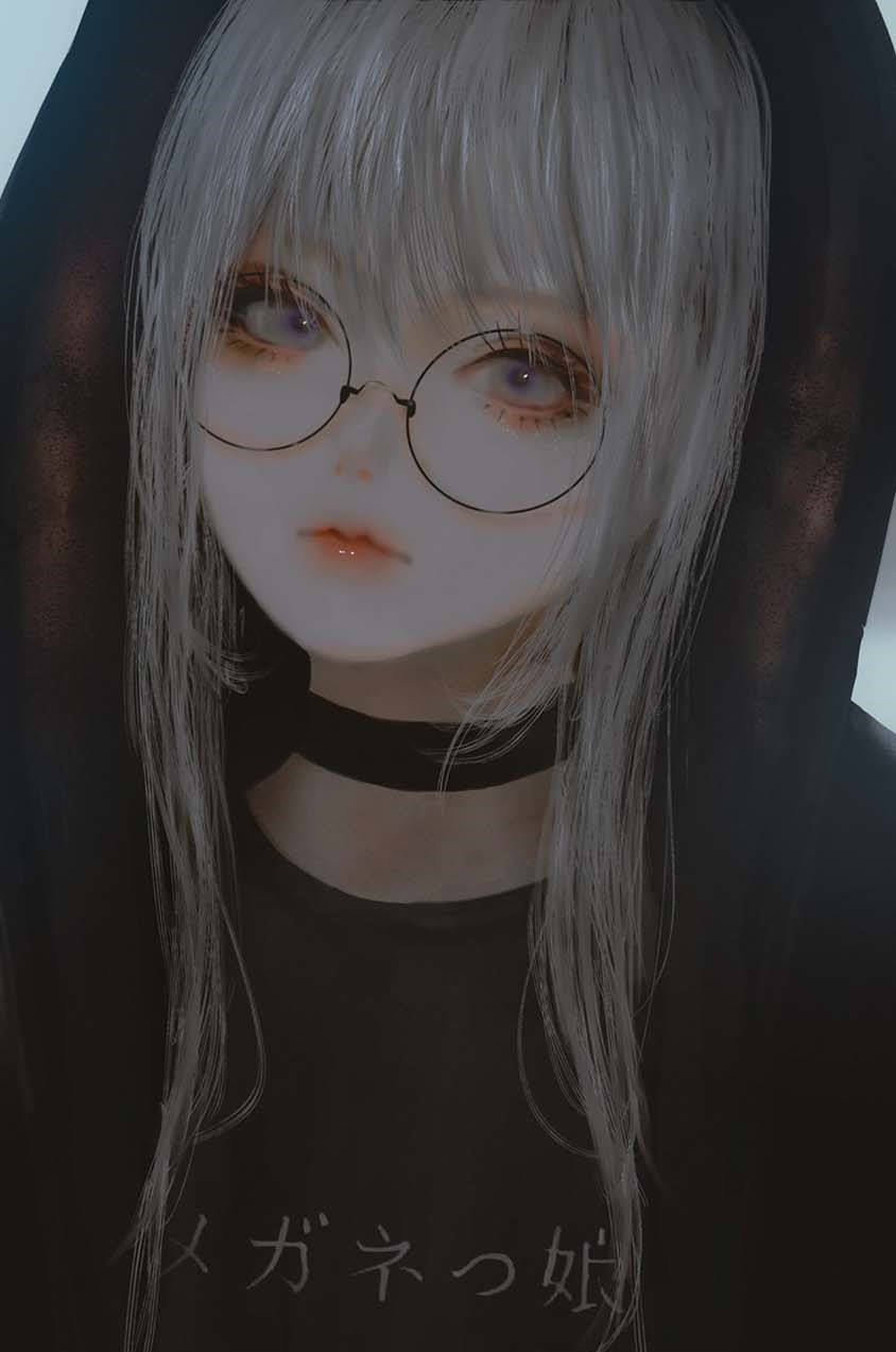 Emo Anime Girl Phone Background