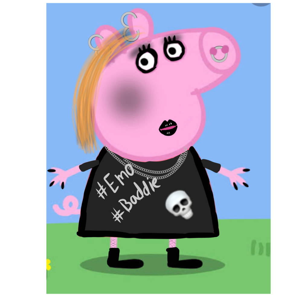 Emo Baddie Peppa Pig