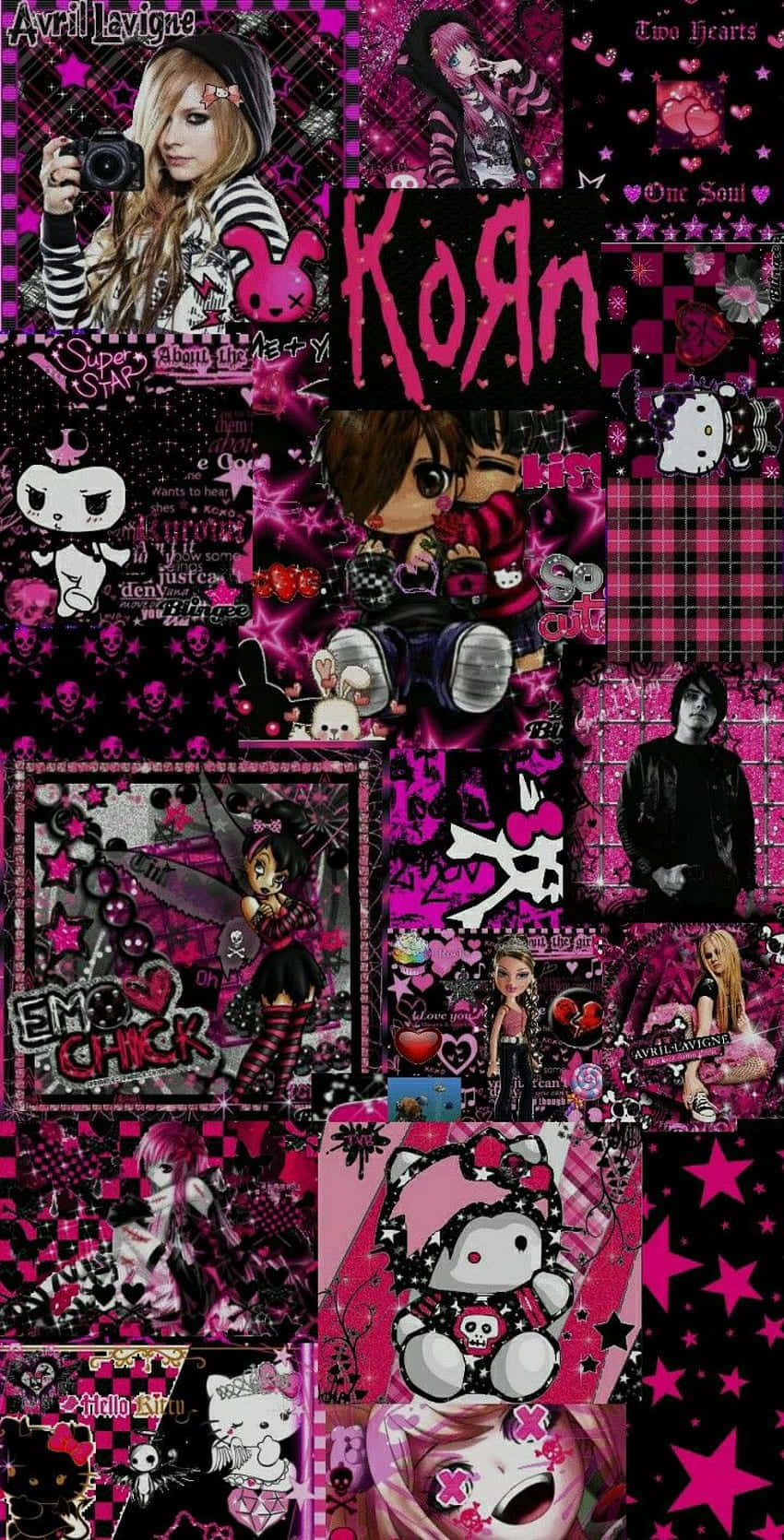 Emo Hello Kitty Gets Feisty Background