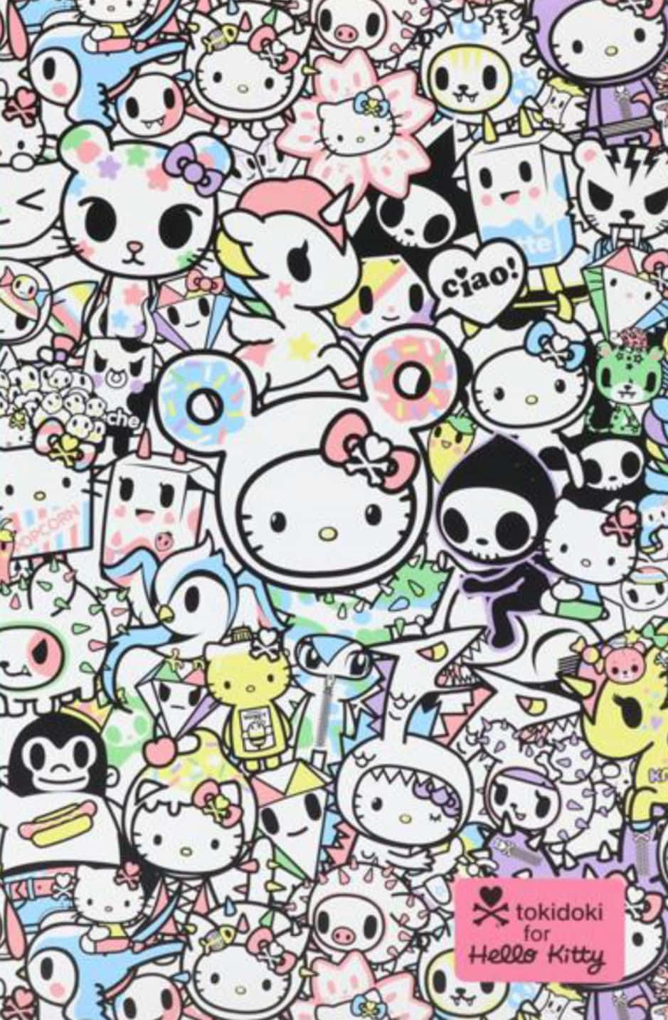 Emo Hello Kitty Sanrio Characters Background