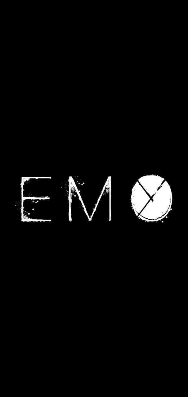 Emo Logo On A Black Background Background