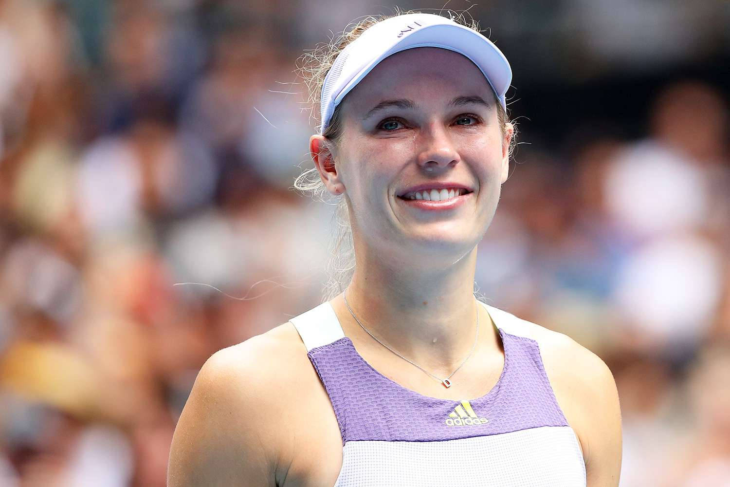 Emotion-filled Moments With Caroline Wozniacki Background