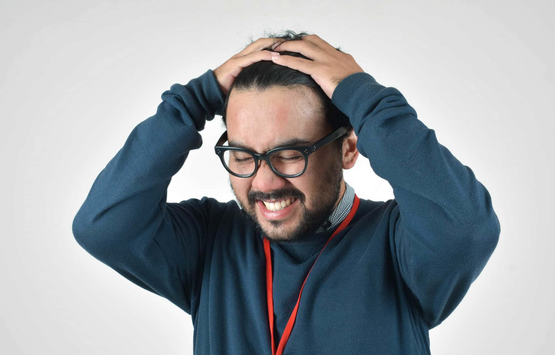 Emotional And Giddy Man