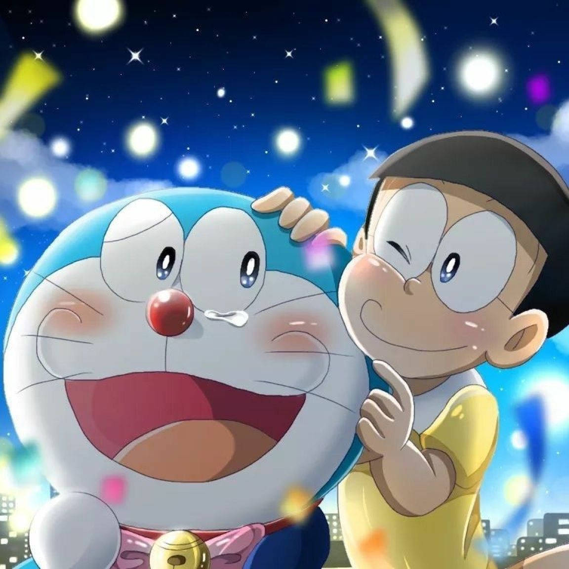 Emotional Doraemon And Nobita Background
