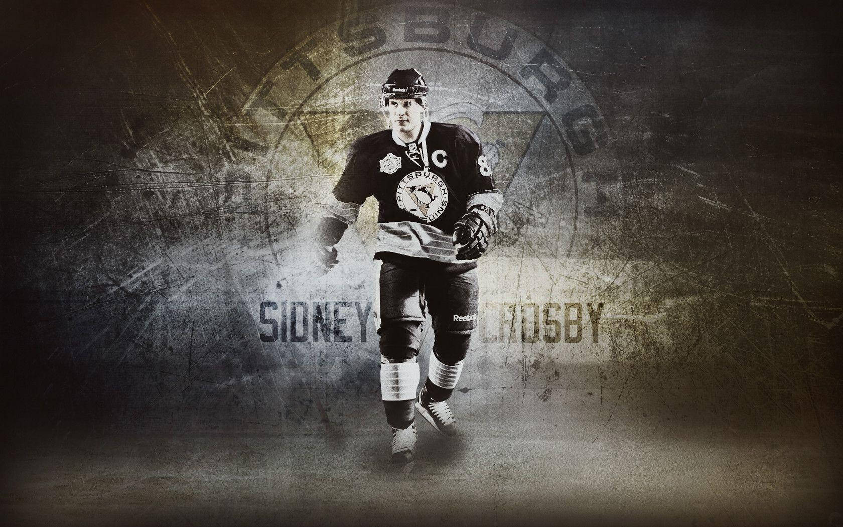 Emotional Ice Hockey Play Sidney Crosby Background