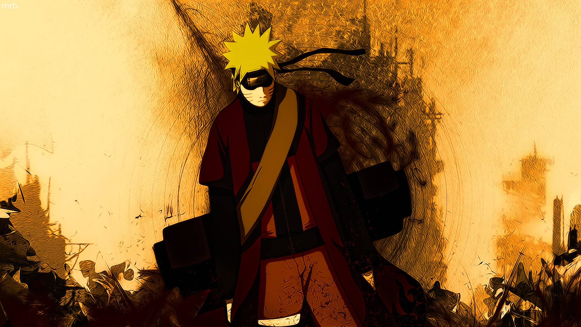 Emotional Uzumaki Naruto Hd Background
