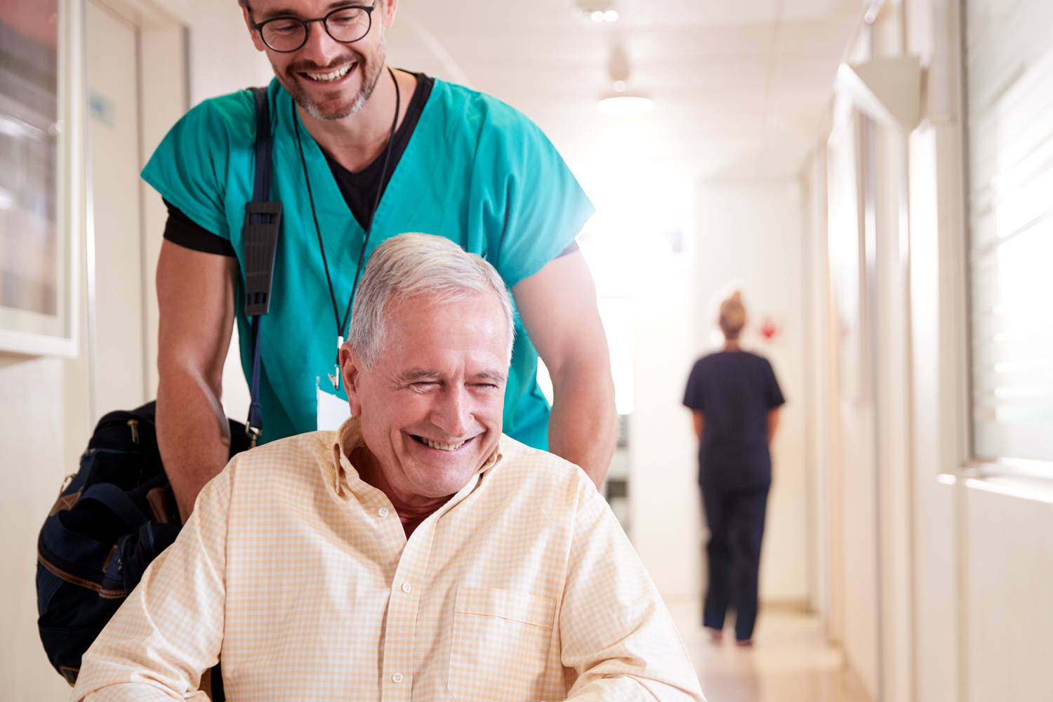 Empathetic Healthcare: Disabled Man In Wheelchair