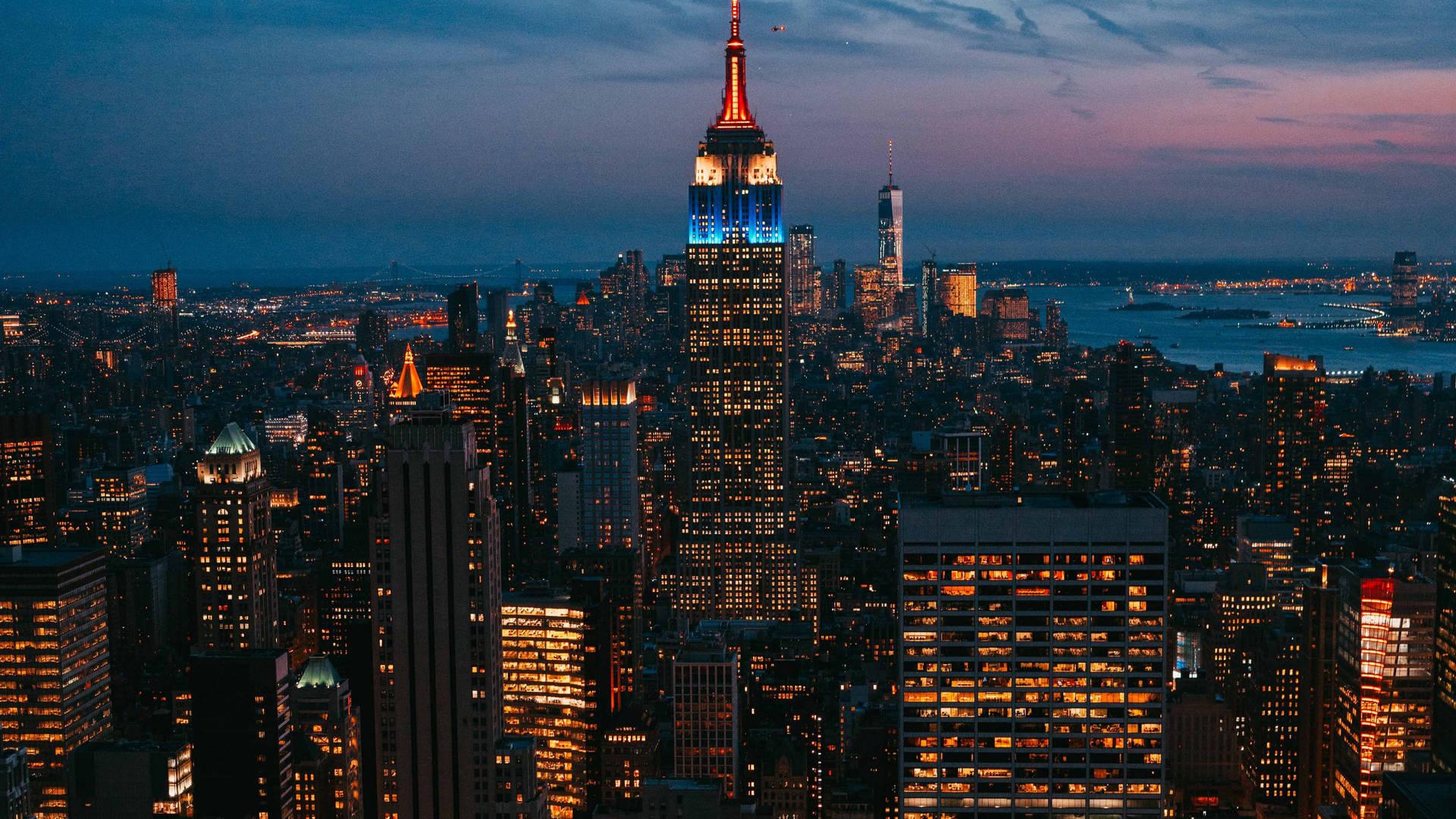 Empire State Building In 4k New York City Background