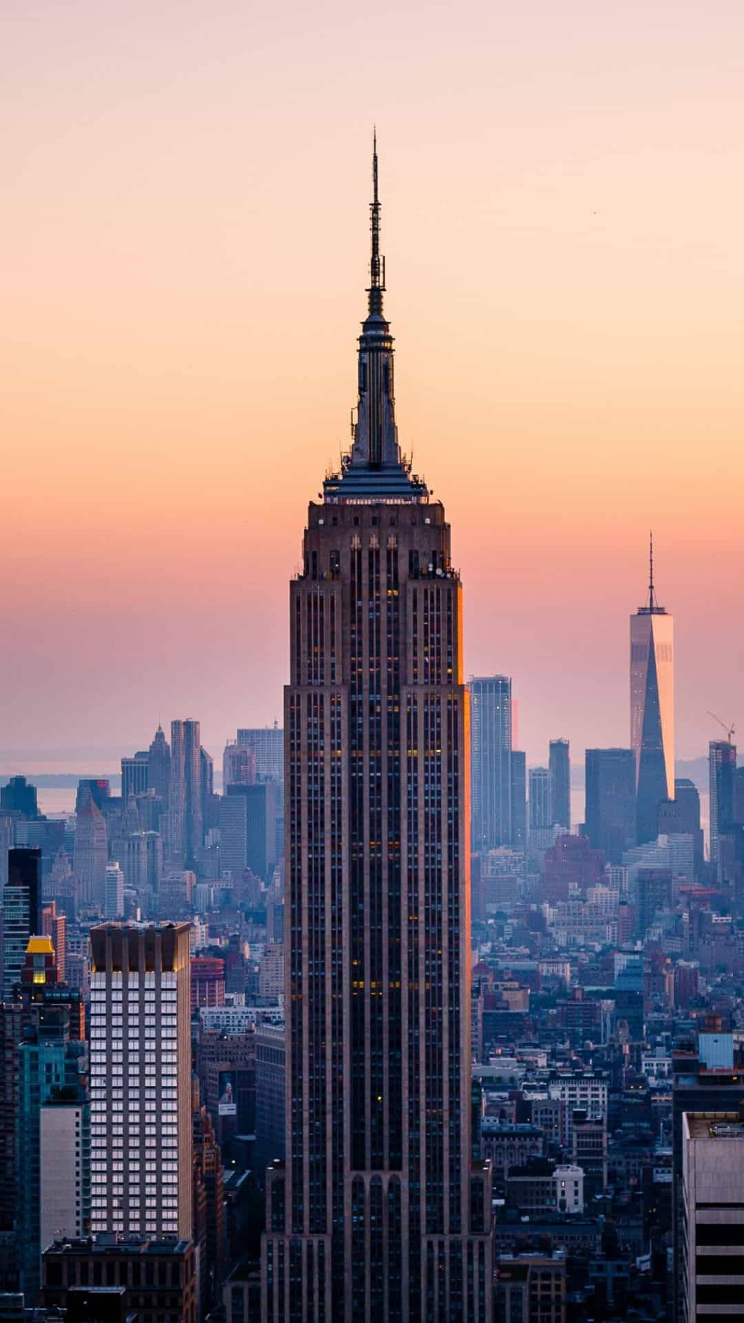 Empire State Building In New York Skyline