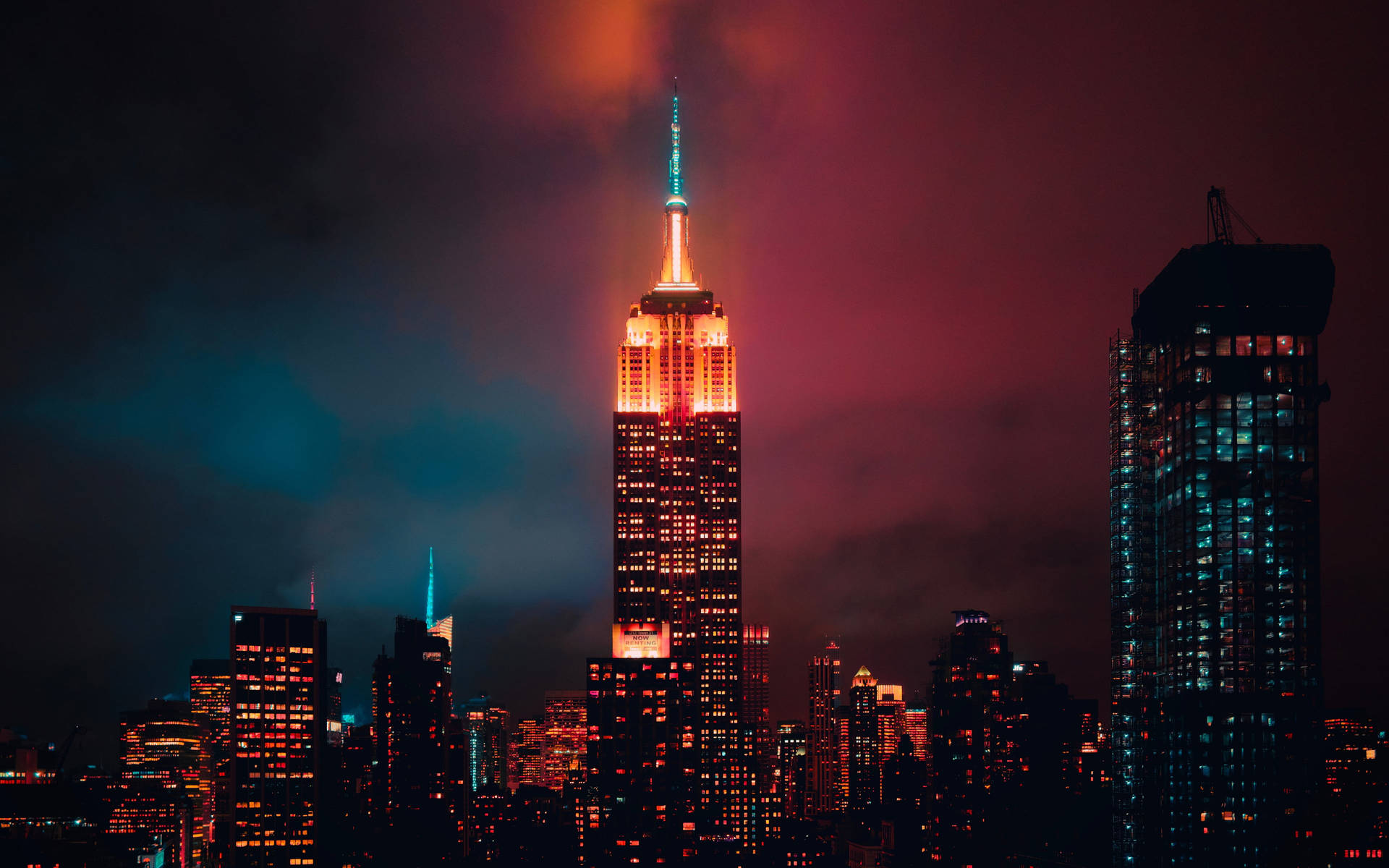 Empire State Building New York 4k Background