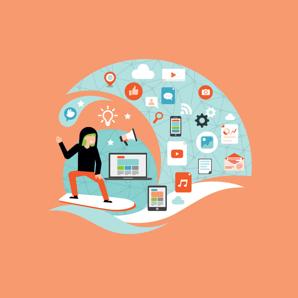 Empirical Learning Through Surfing Background