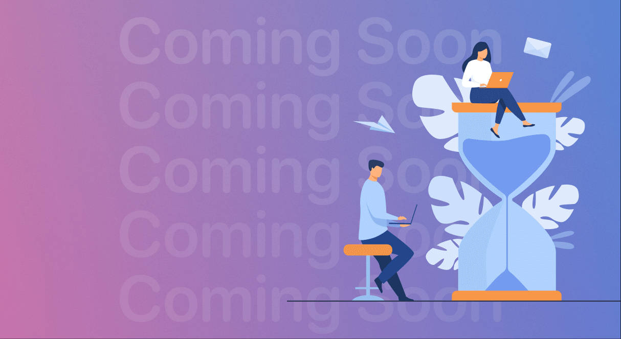 Employees Working Coming Soon Background