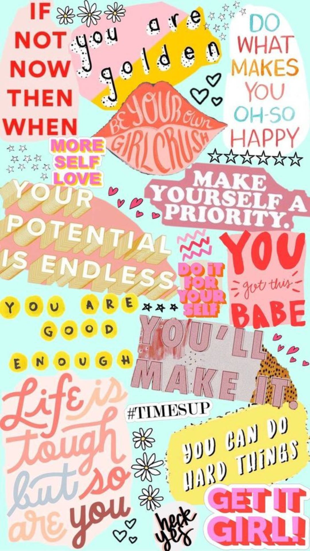 Empower Your Day With Positivity Background