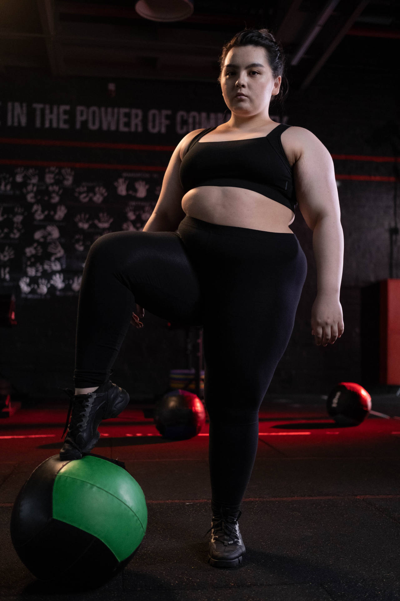 Empowered And Confident Plus-size Woman