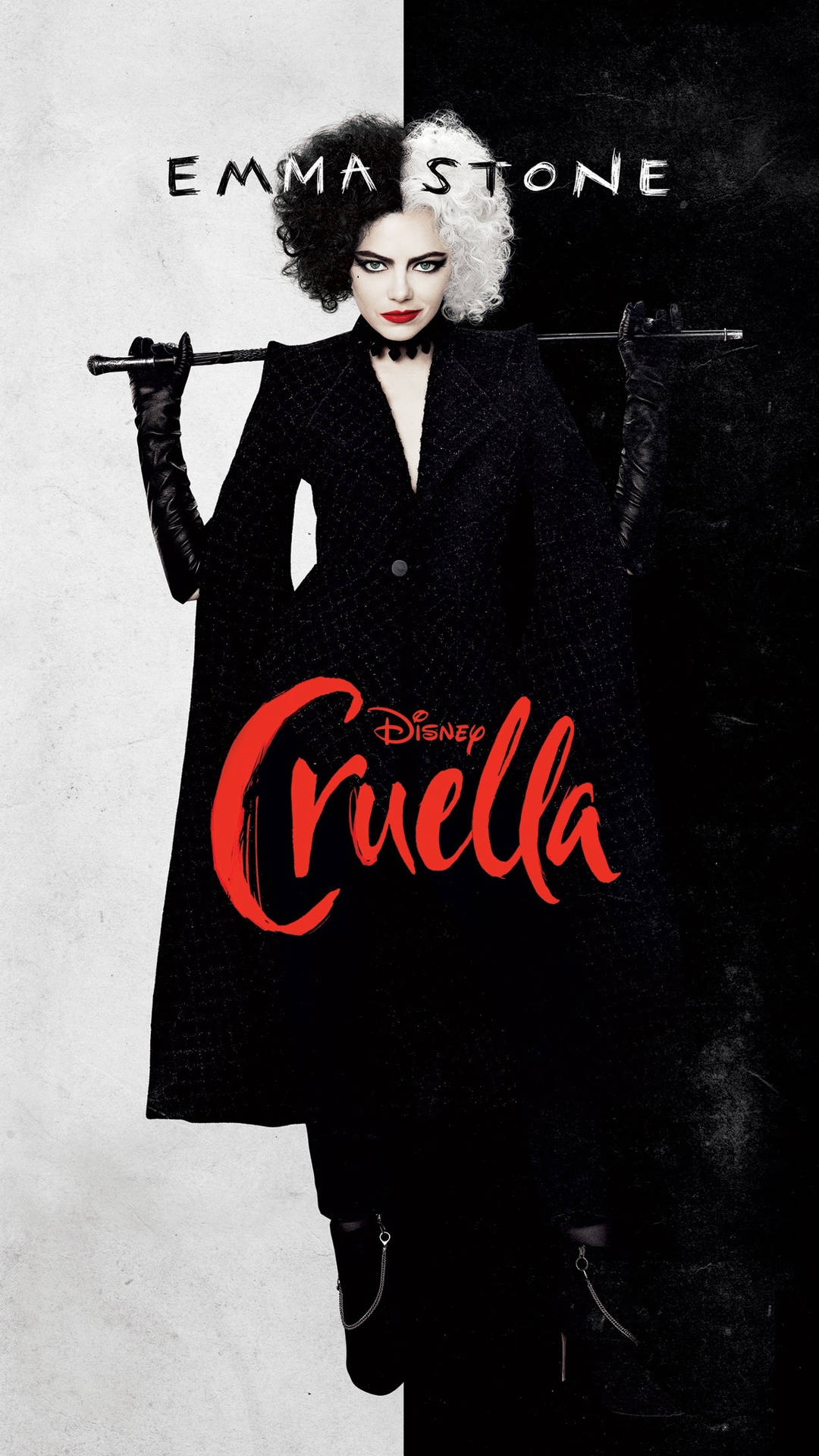 Empowered And Enigmatic - Emma Stone As Cruella Background