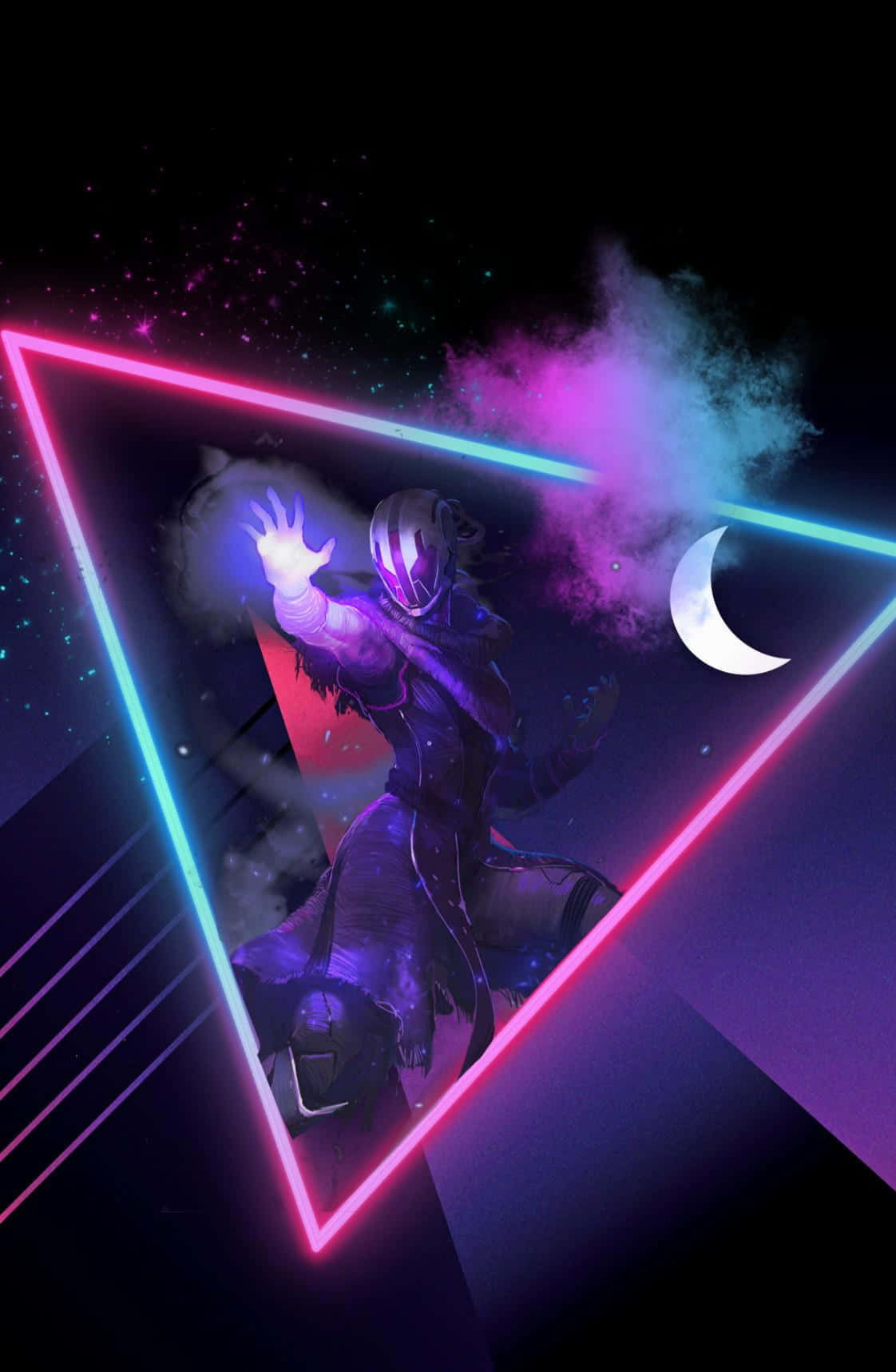Empowered By The Light - A Warlock Guardian Of Destiny 2 Background