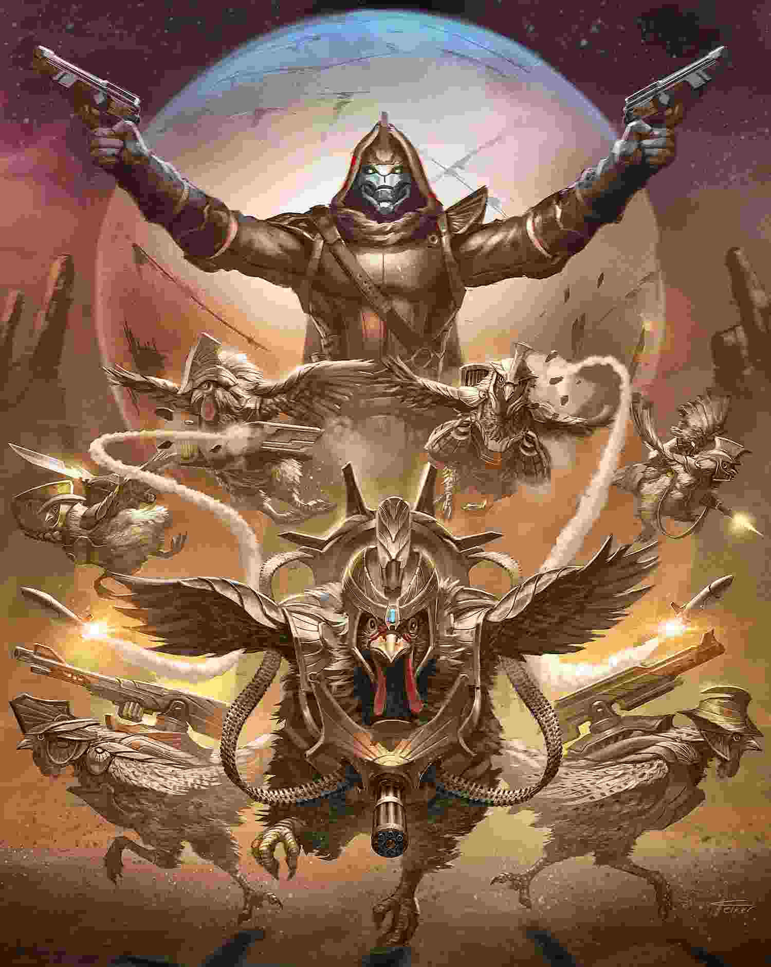 Empowered By The Traveler, Warlocks Master The Arc To Rise Up Against Their Enemies. Background