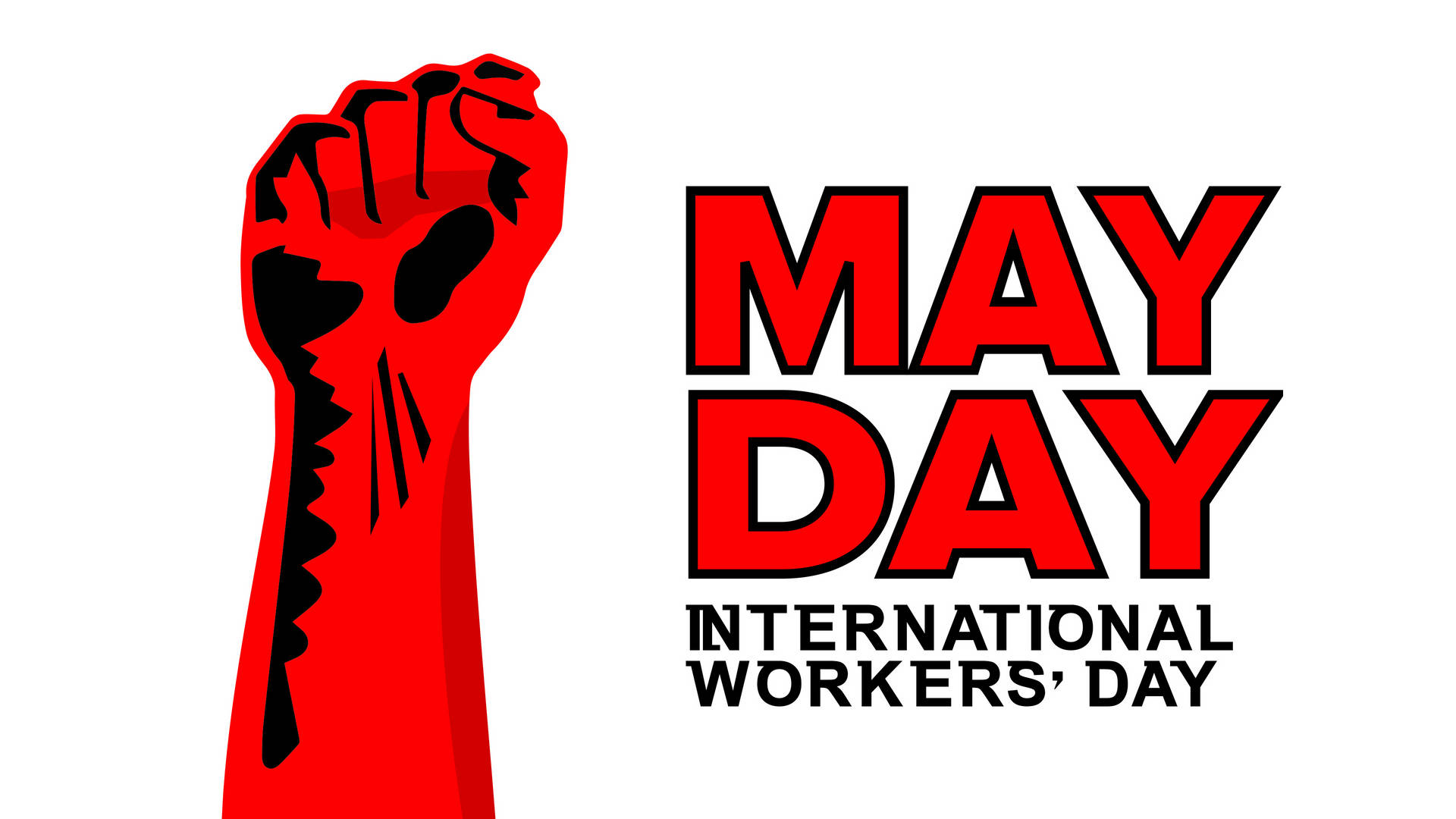 Empowered Celebration Of May Day Background