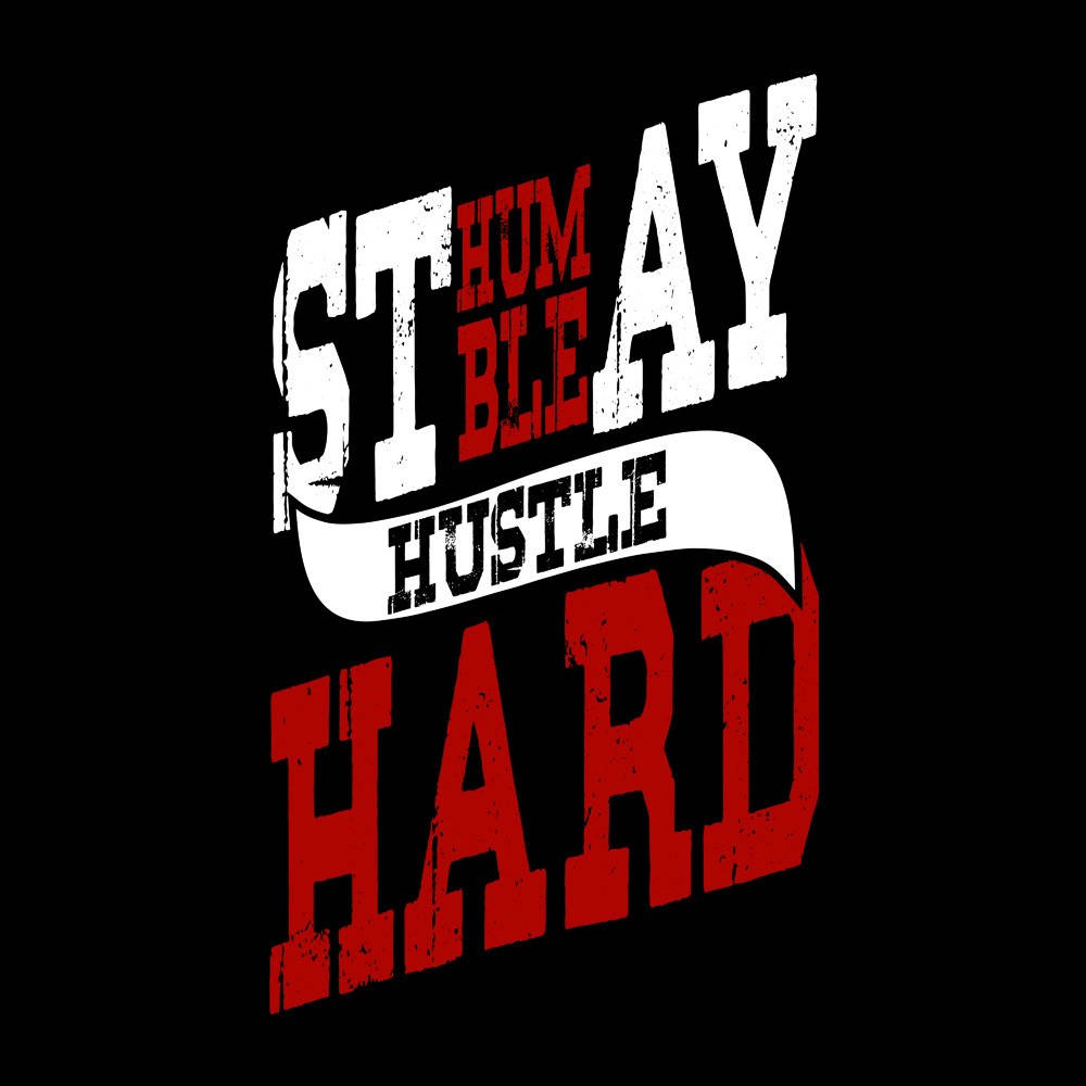 Empowering Hustle Hard Motivational Image Background