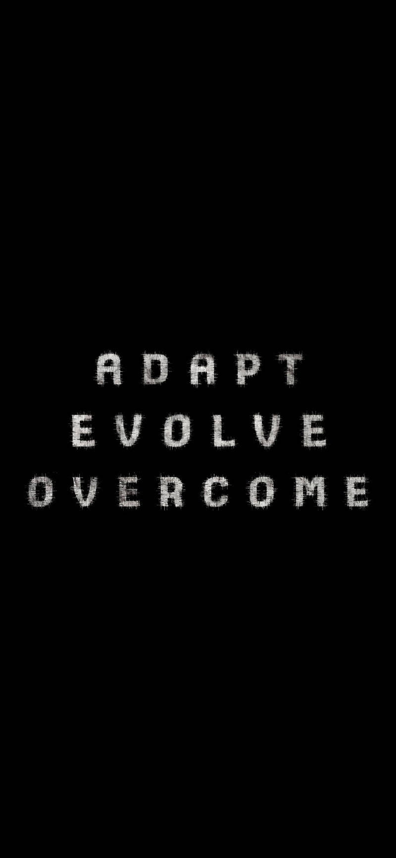 Empowering Quote - Adapt, Evolve, Overcome Background